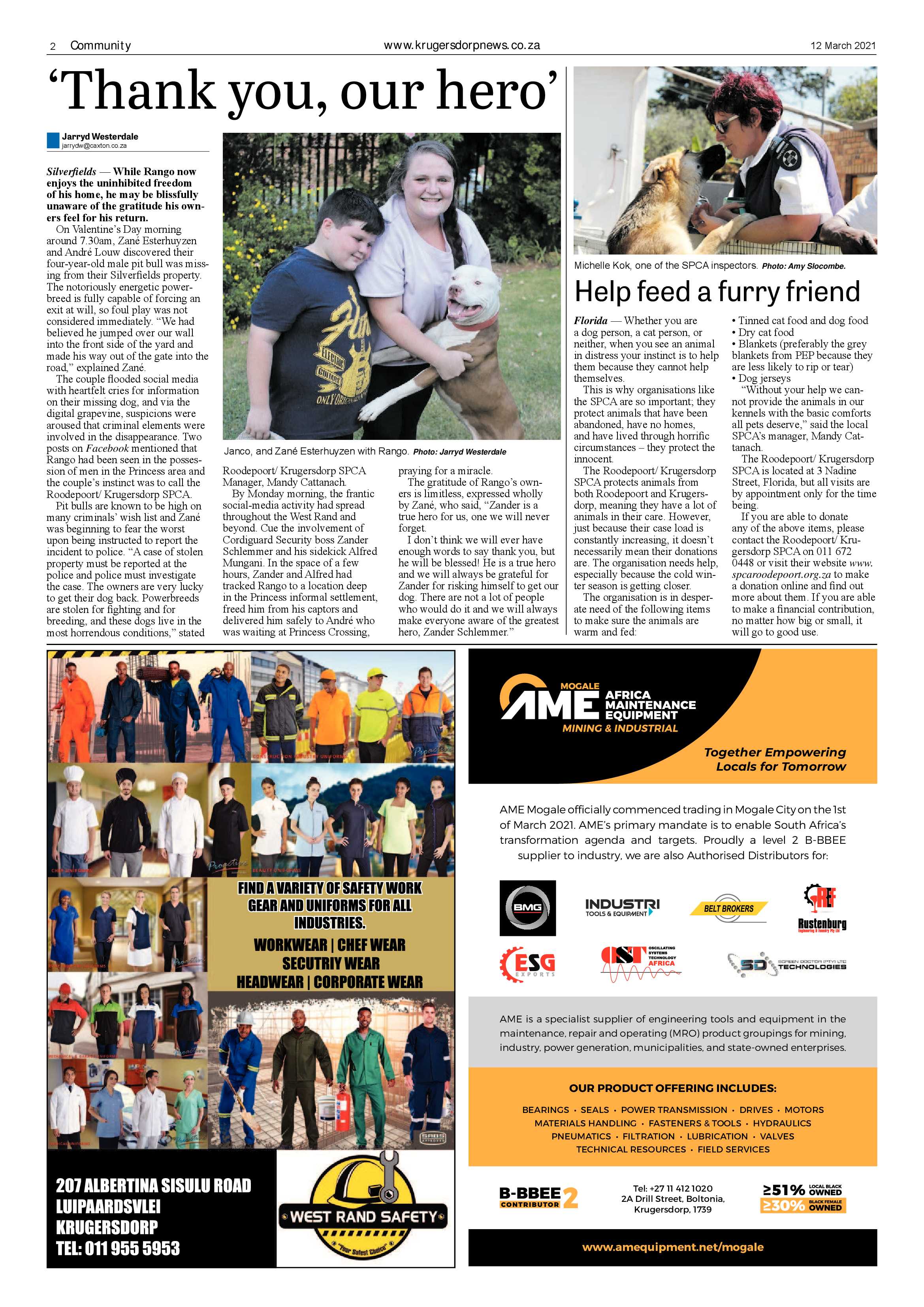 Krugersdorp News 12 March 2021 page 2