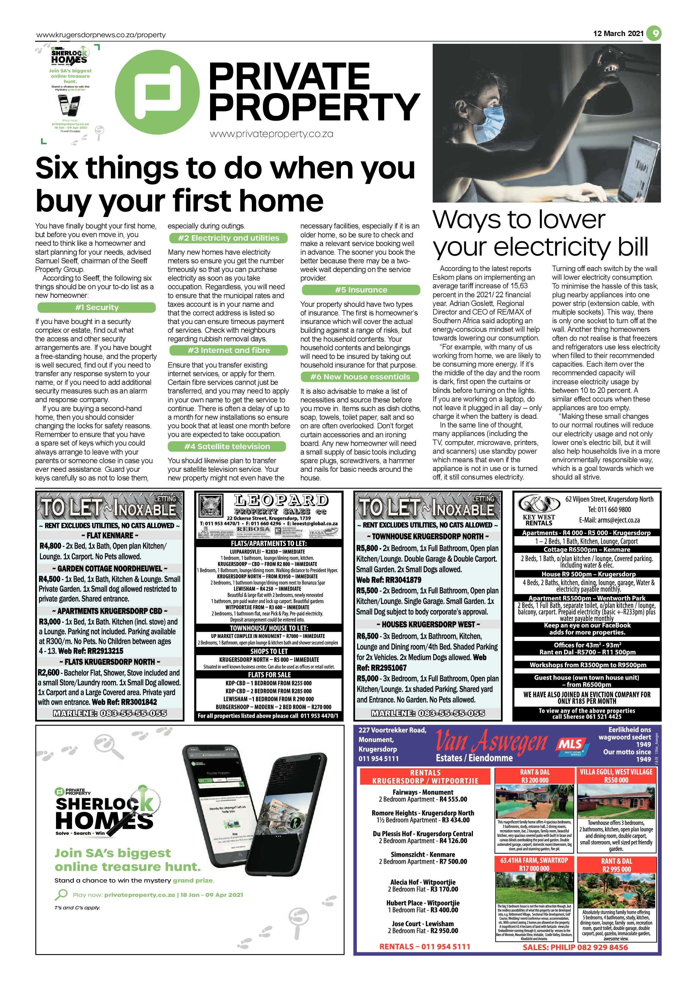 Krugersdorp News 12 March 2021 page 9