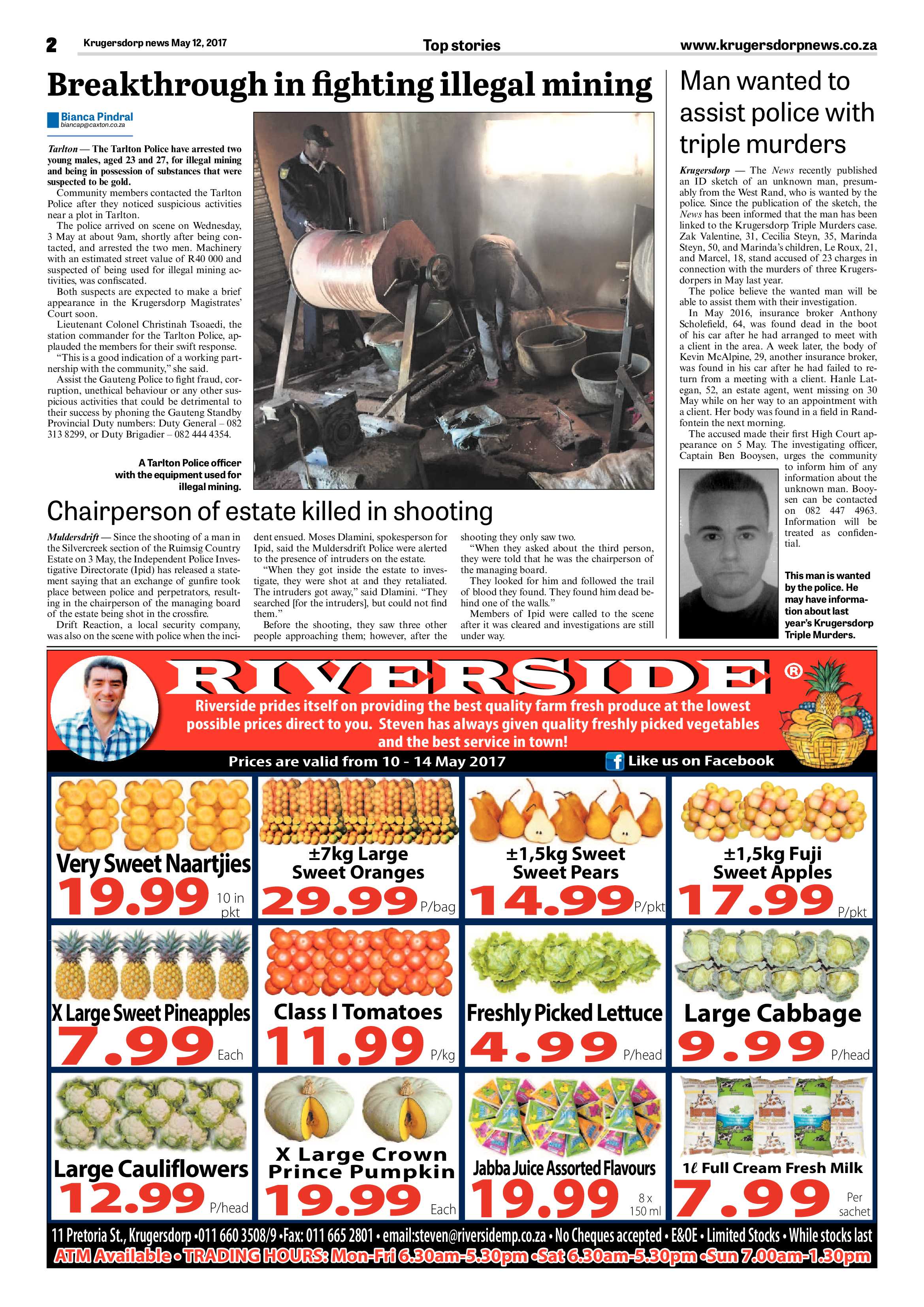 Krugersdorp News 12 May 2017 page 2
