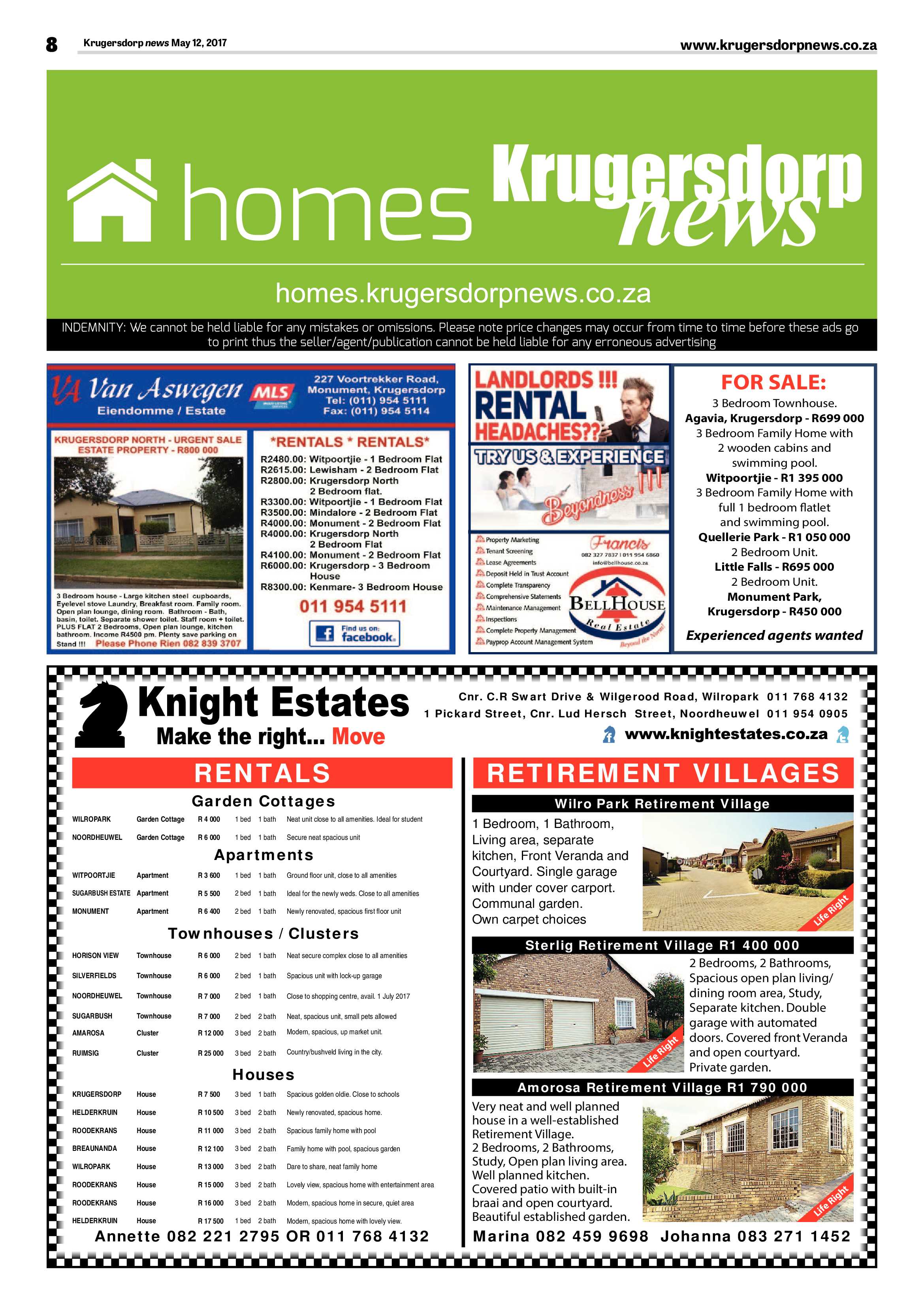 Krugersdorp News 12 May 2017 page 8