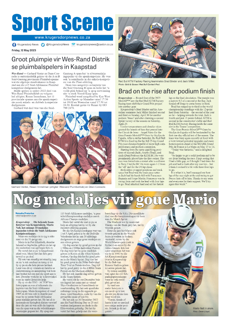 Krugersdorp News 12 May 2023 page 8