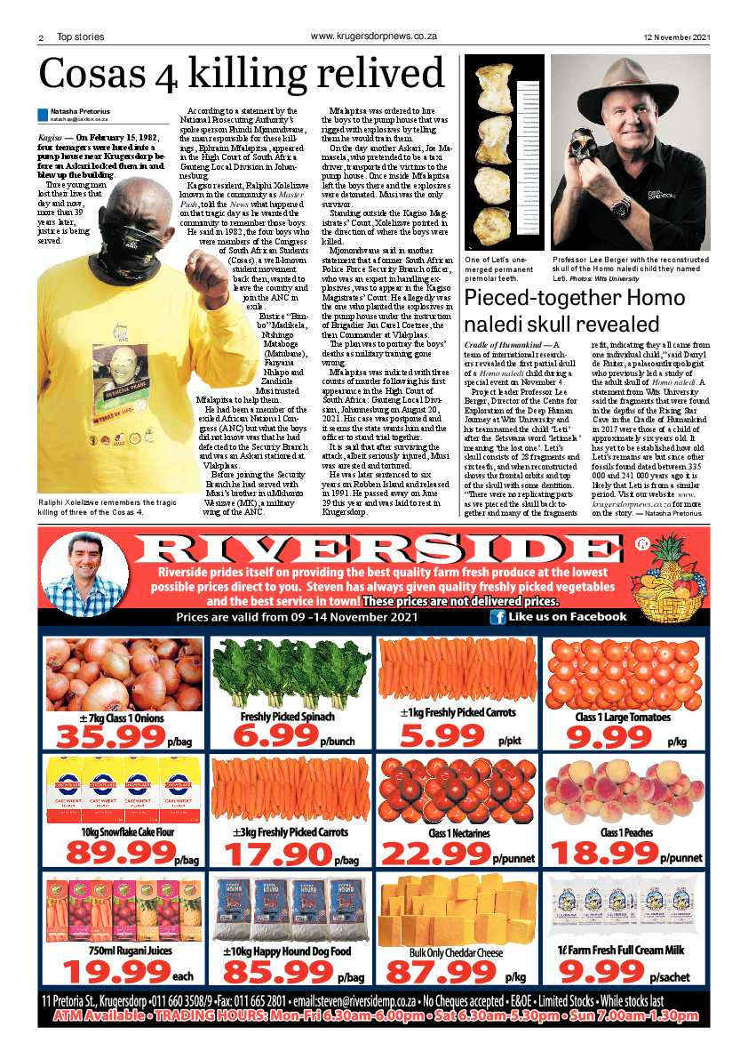 Krugersdorp News 12 November 2021 page 2
