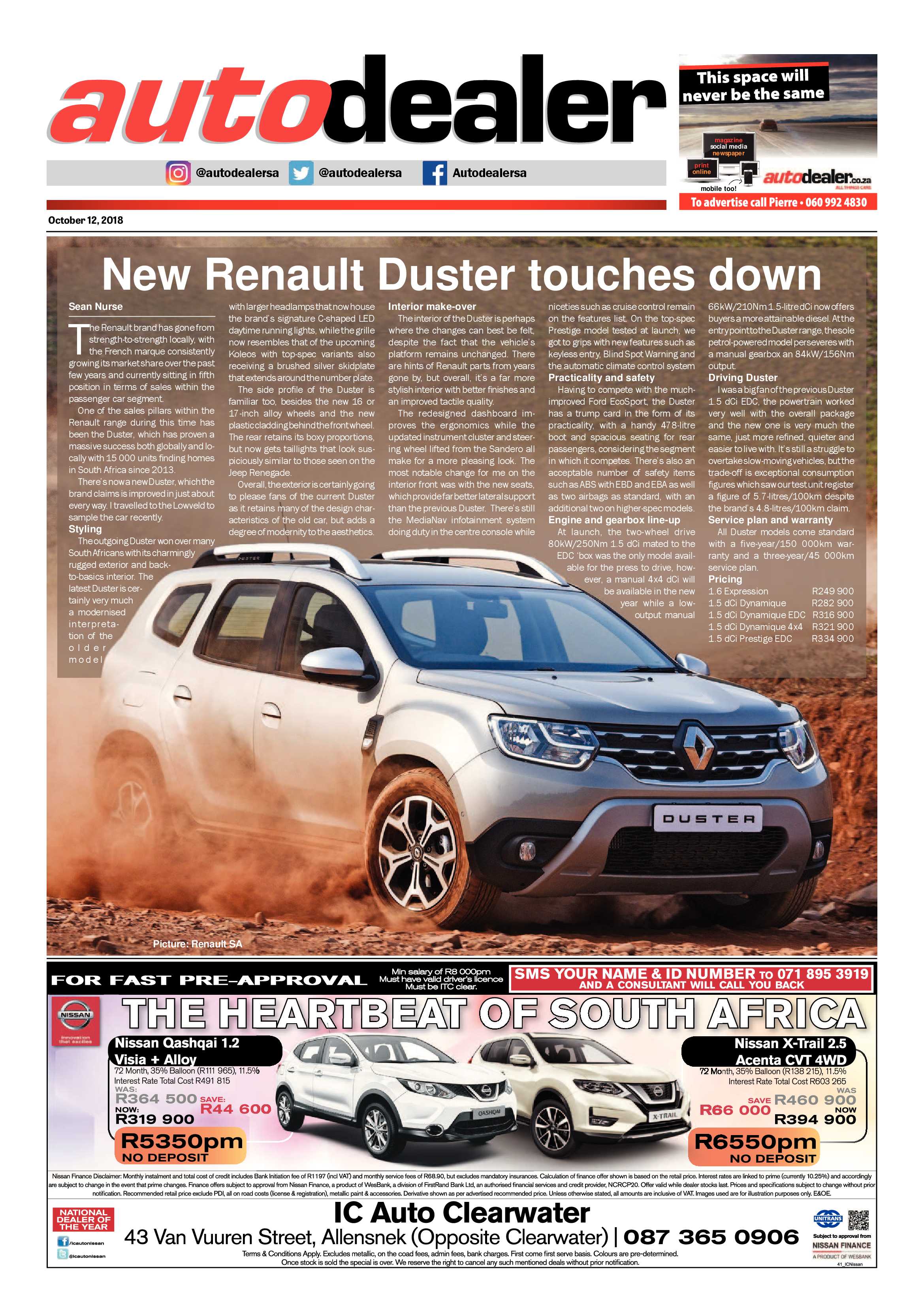 Krugersdorp News 12 October 2018 page 12