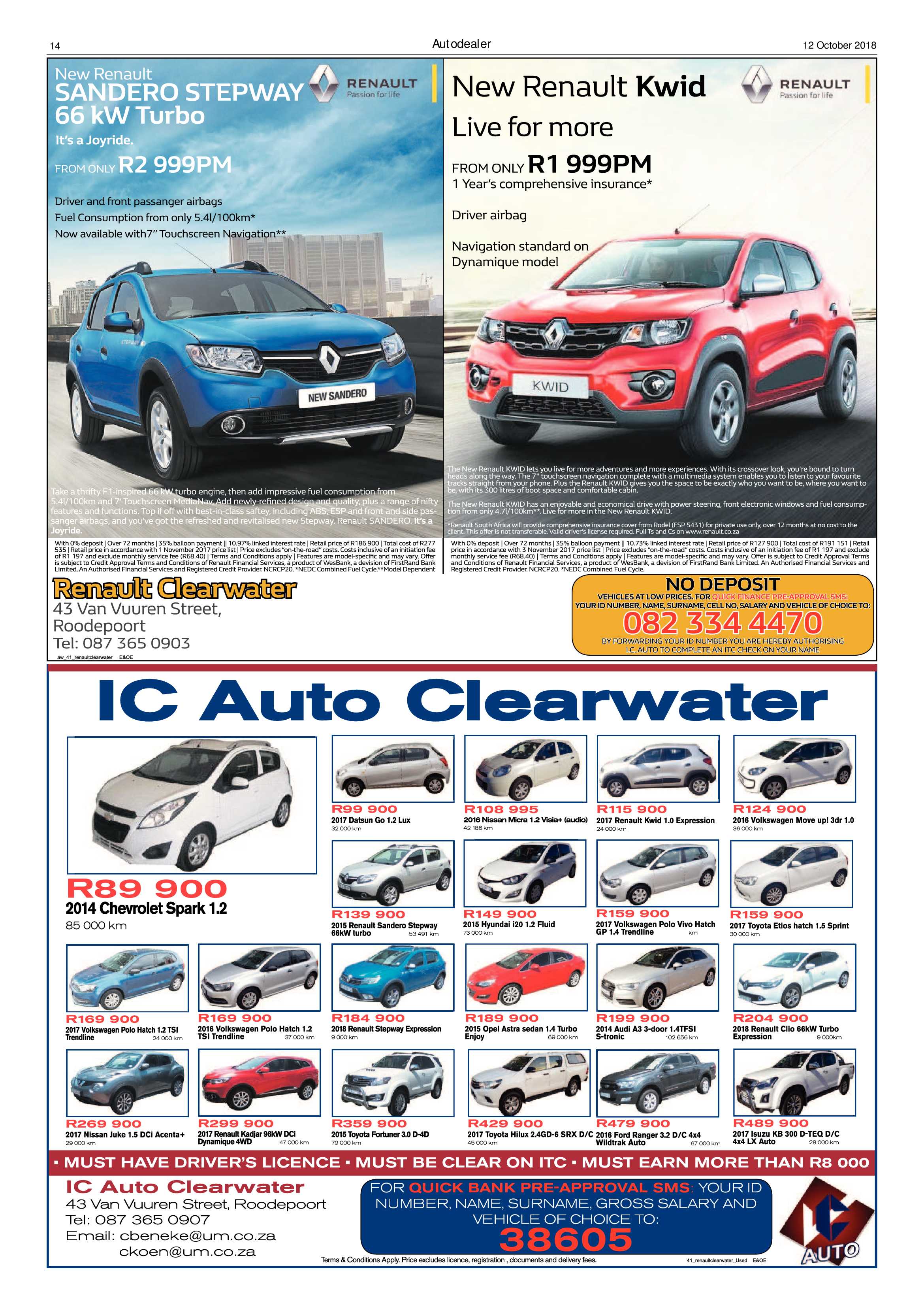 Krugersdorp News 12 October 2018 page 14