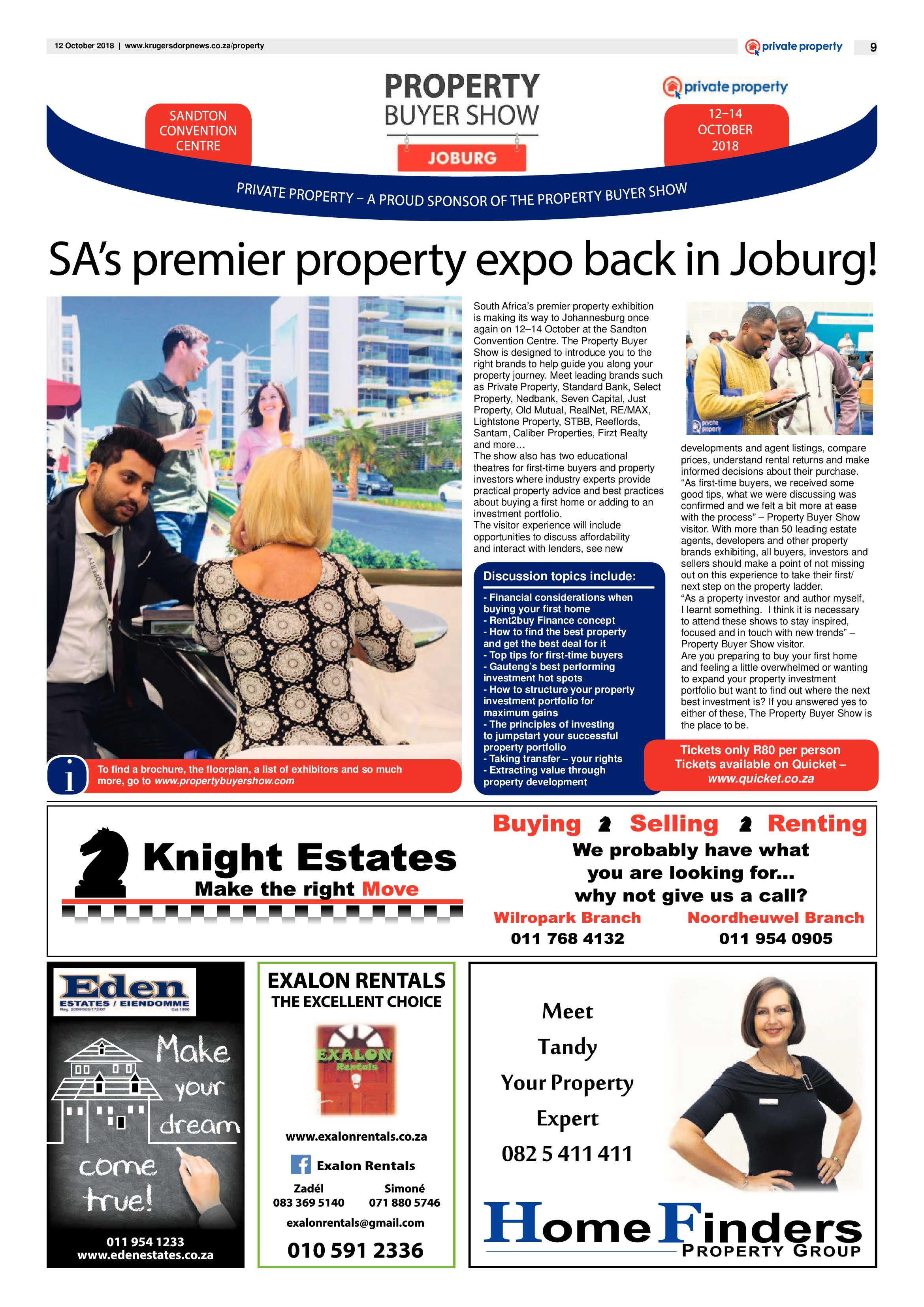 Krugersdorp News 12 October 2018 page 9