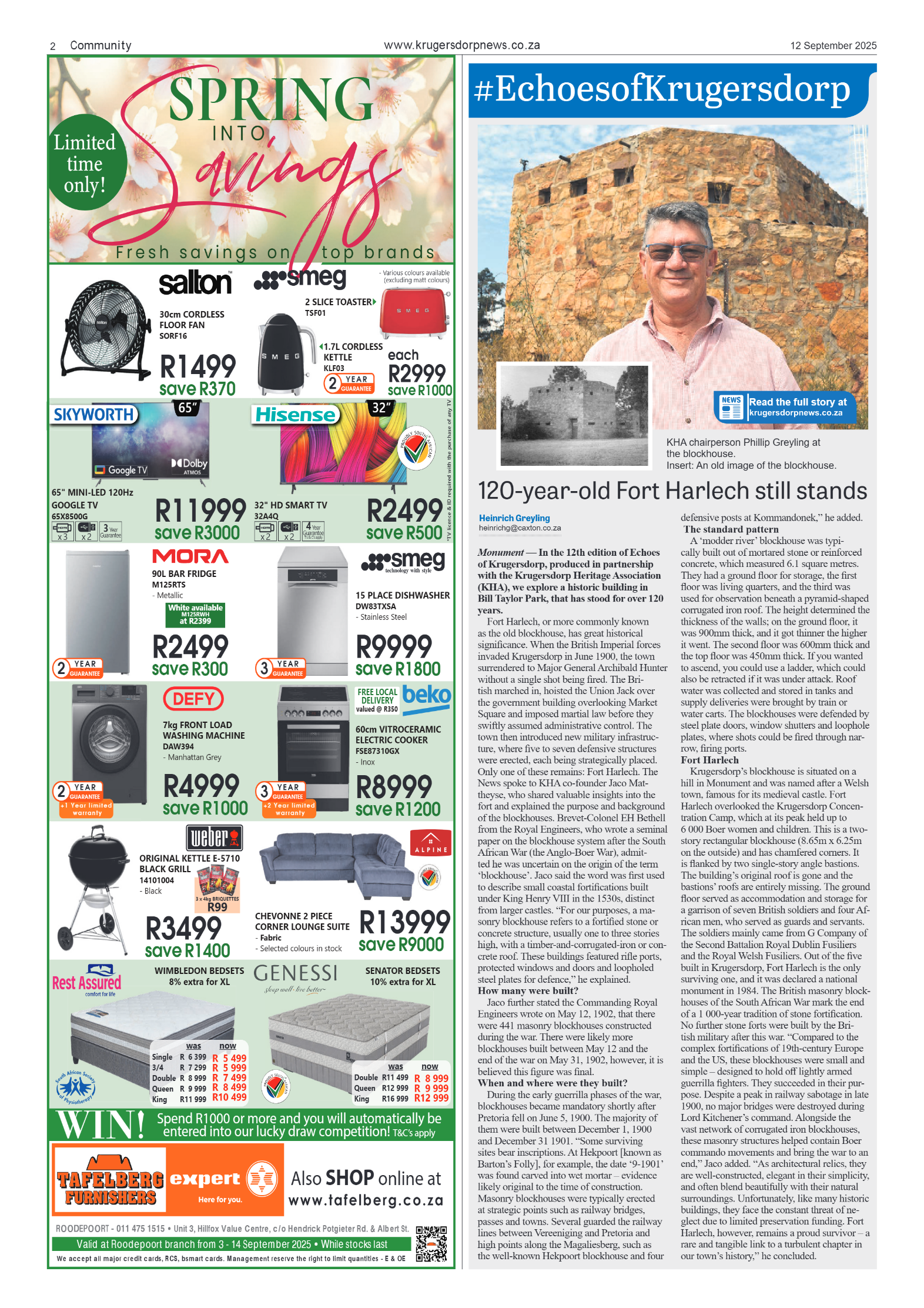 Krugersdorp News 12 September 2025 page 2