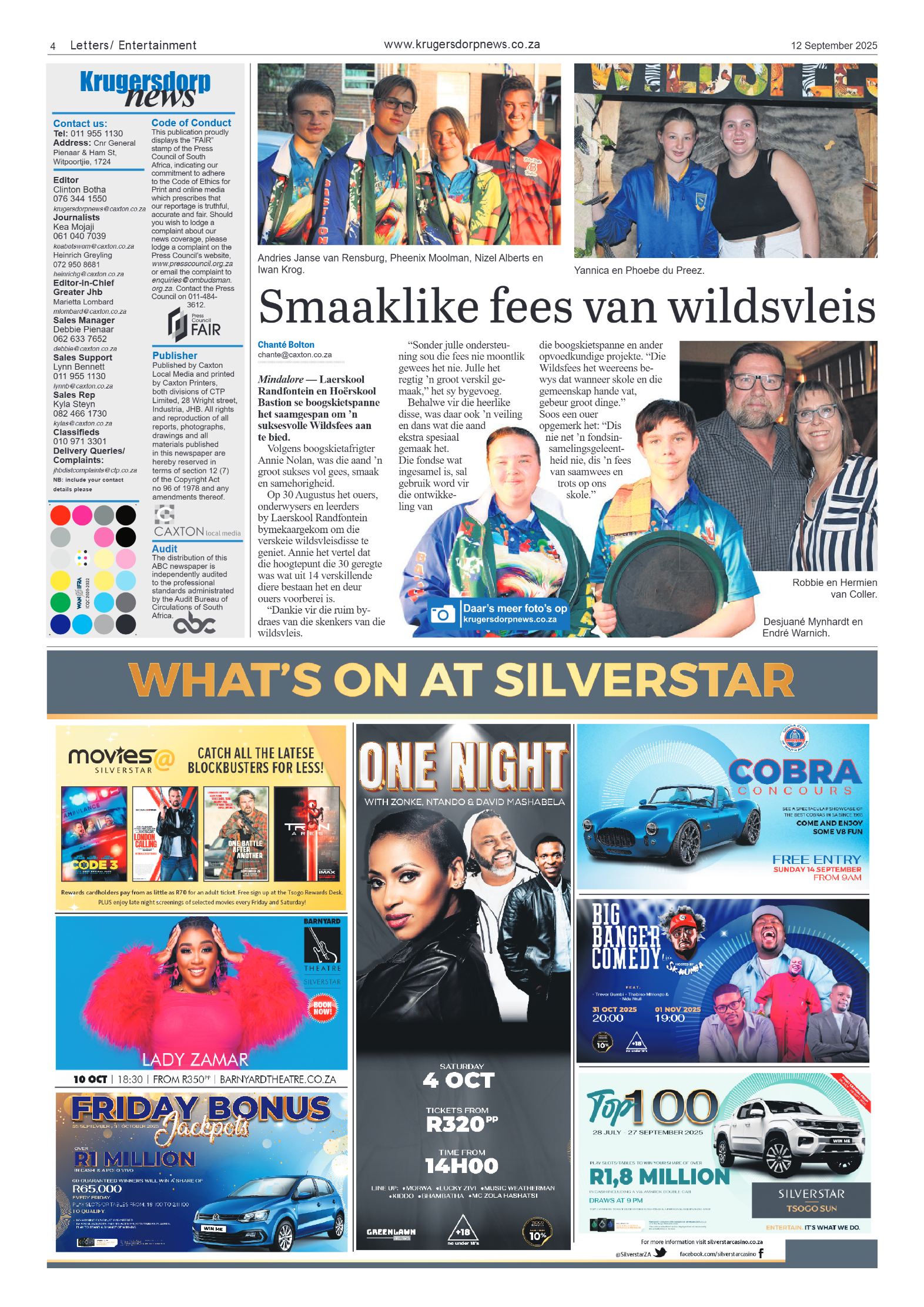 Krugersdorp News 12 September 2025 page 4