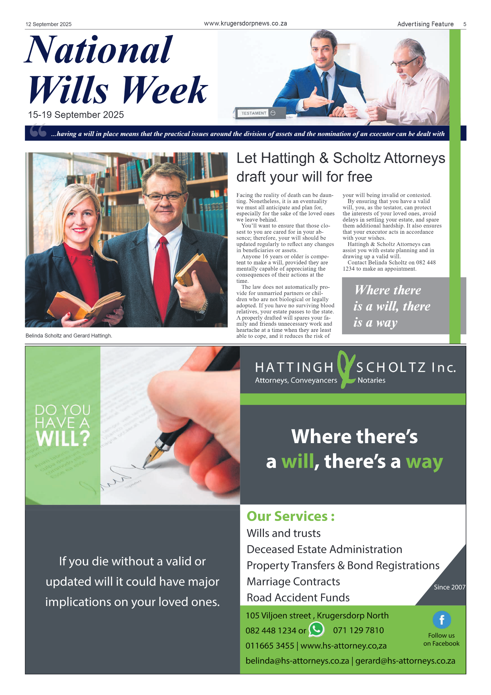 Krugersdorp News 12 September 2025 page 5