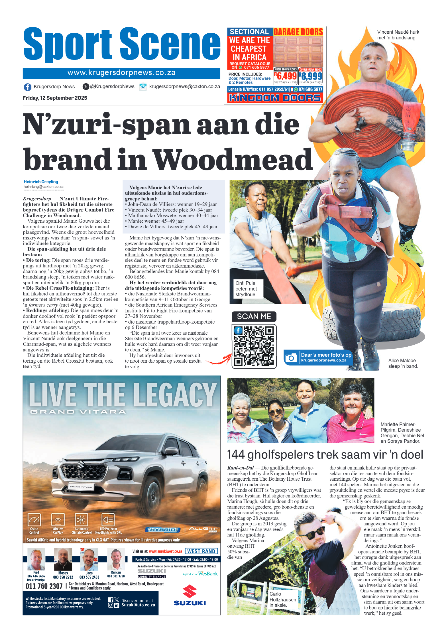 Krugersdorp News 12 September 2025 page 8