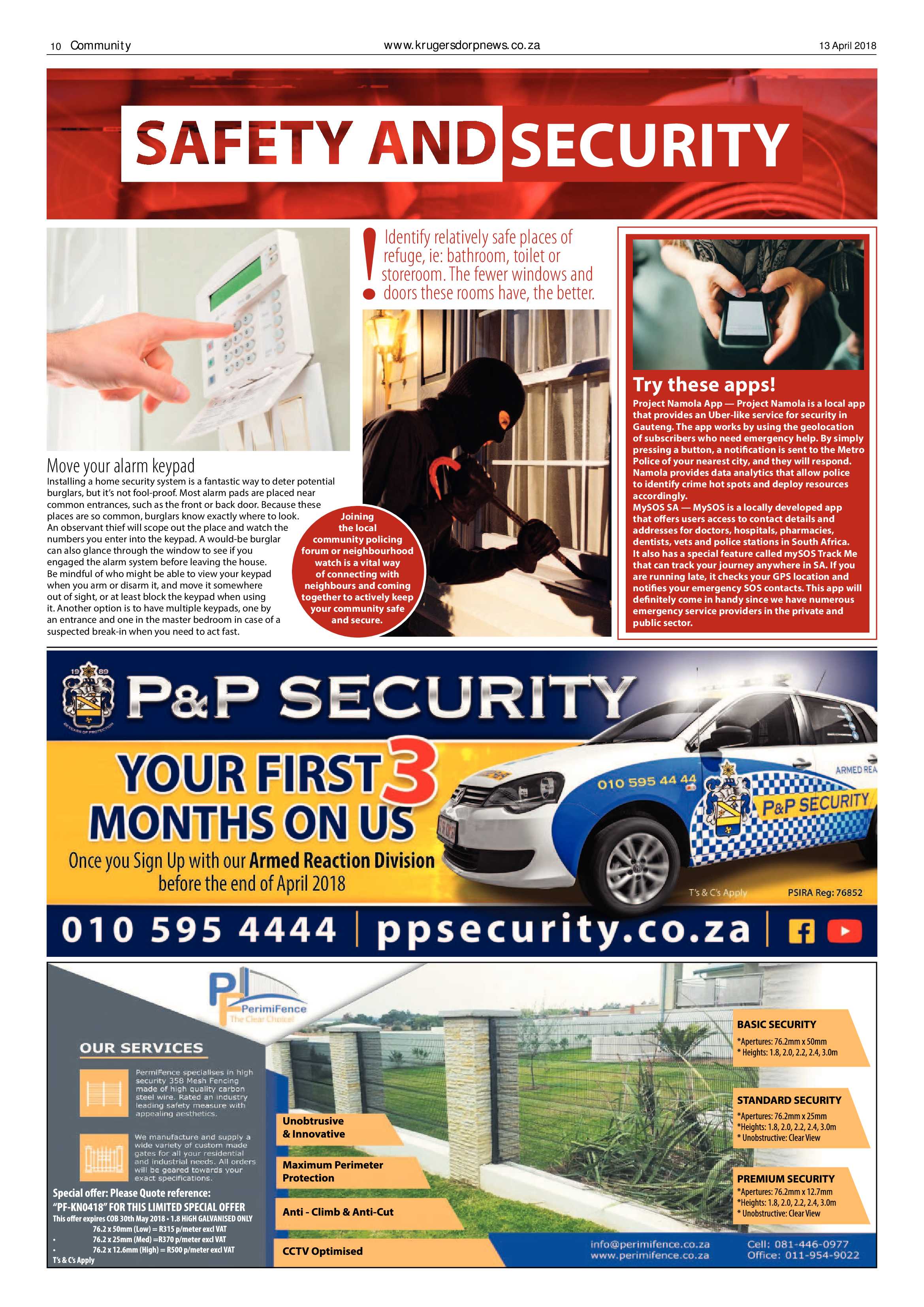 Krugersdorp News 13 April 2018 page 10