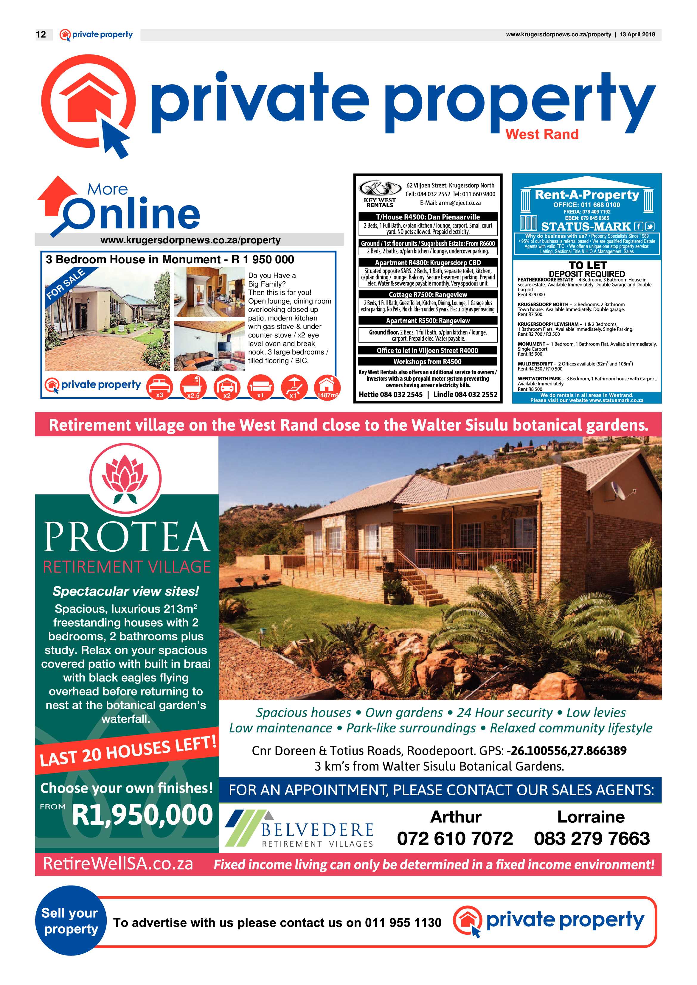 Krugersdorp News 13 April 2018 page 12