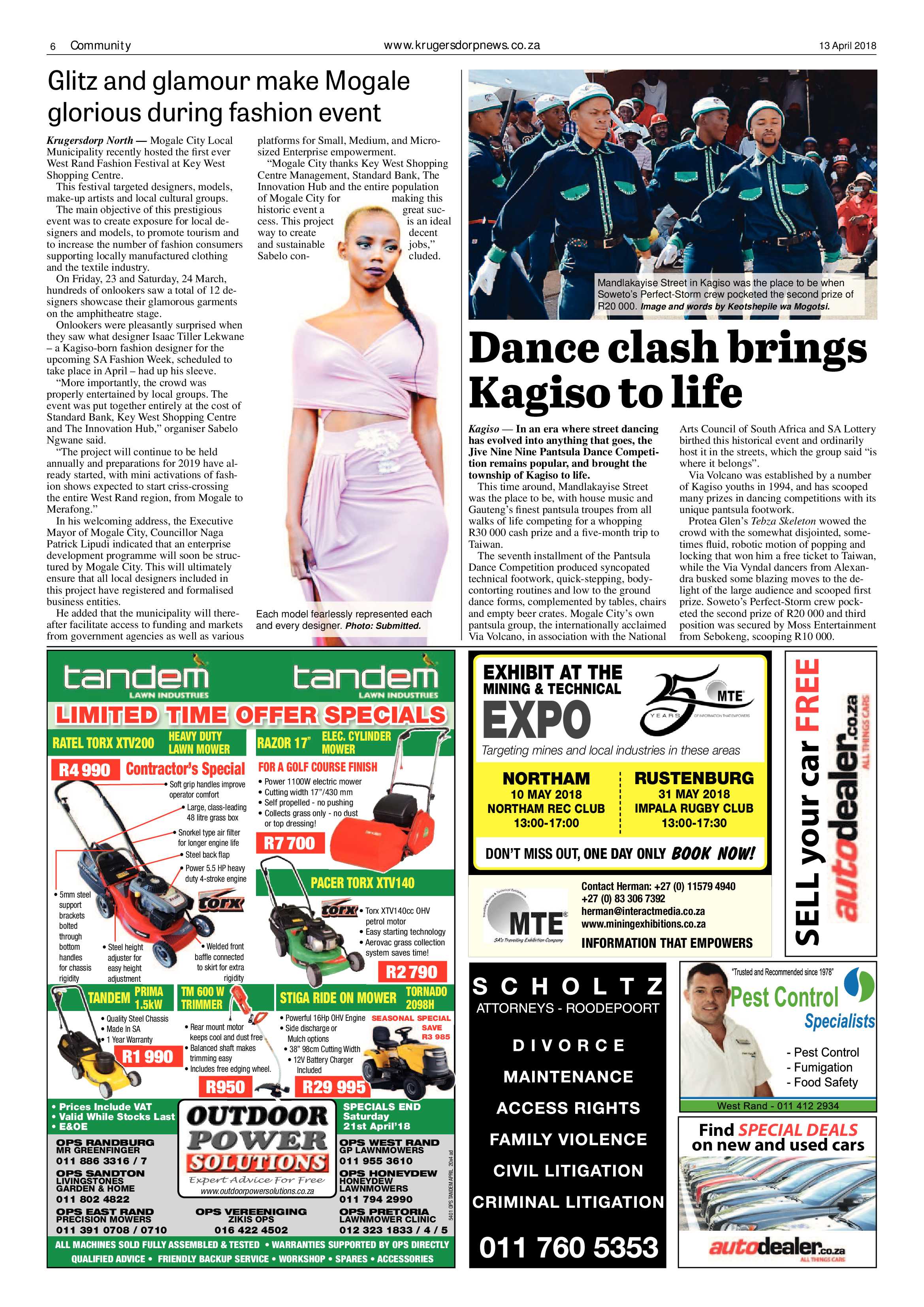 Krugersdorp News 13 April 2018 page 6