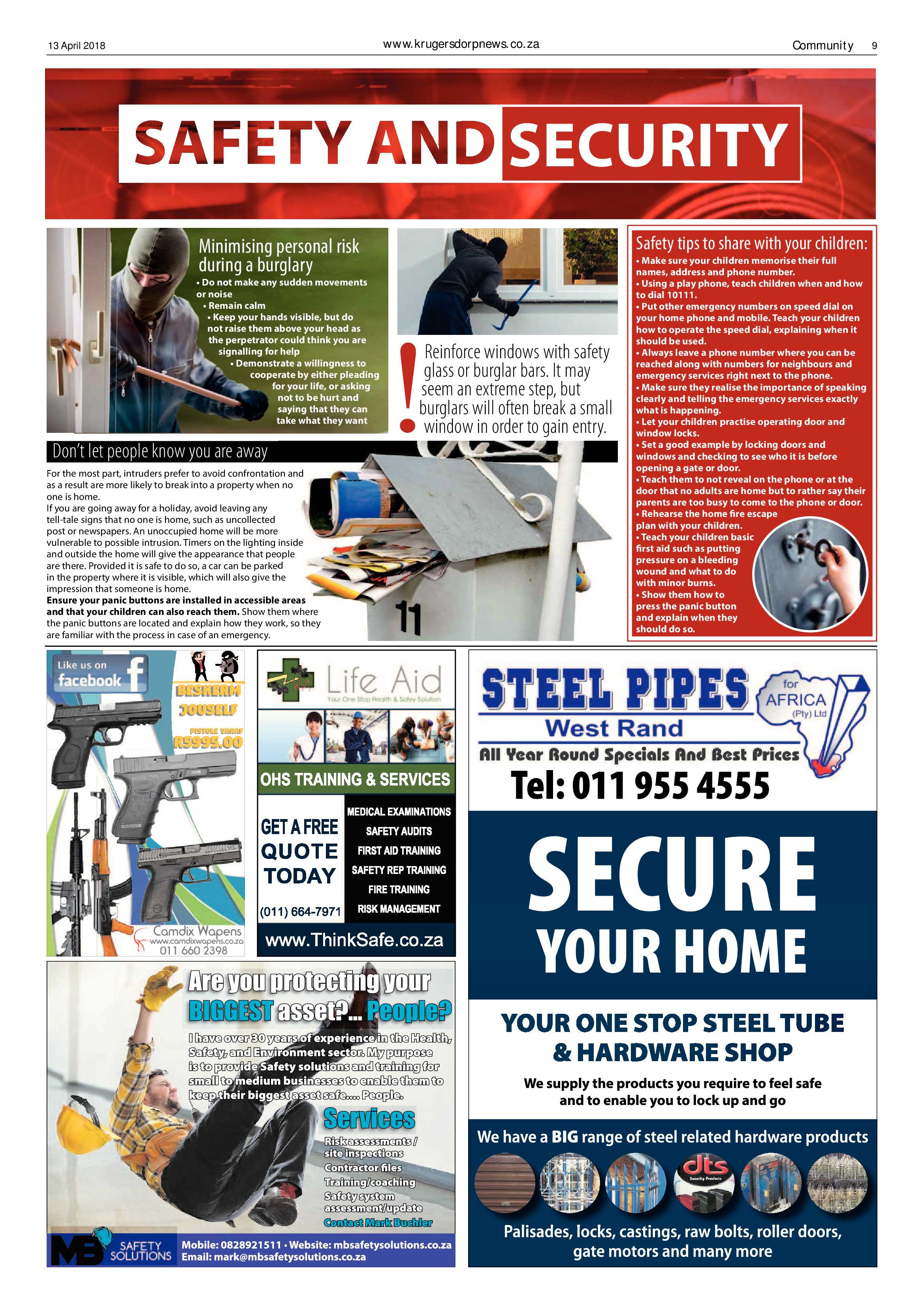 Krugersdorp News 13 April 2018 page 9