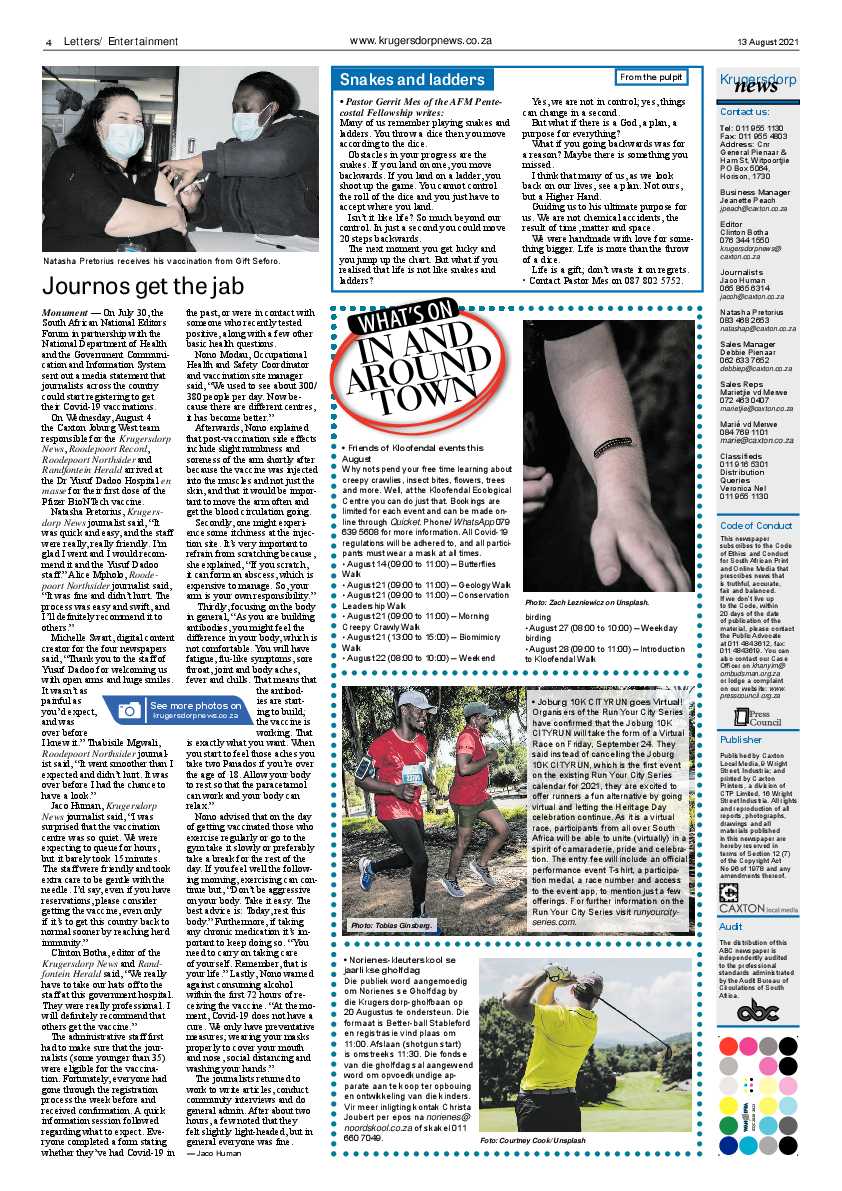 Krugersdorp News 13 August 2021 page 4