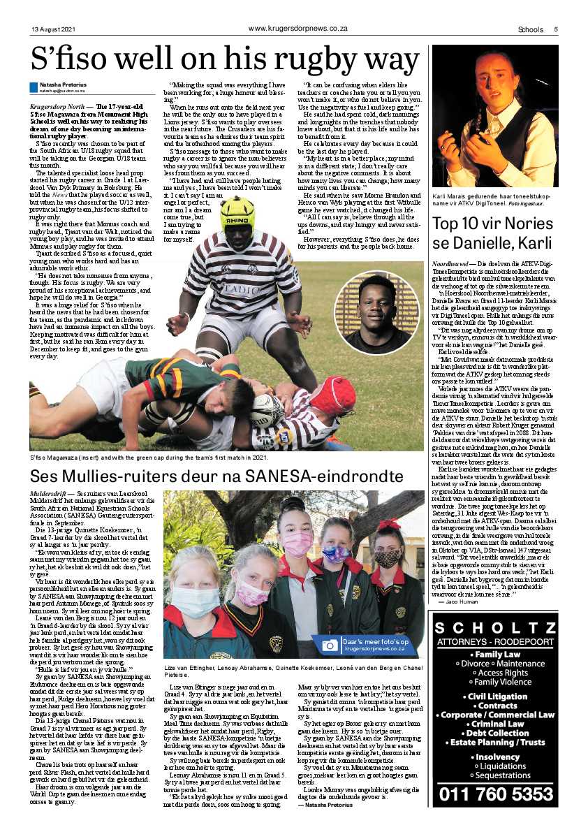 Krugersdorp News 13 August 2021 page 5
