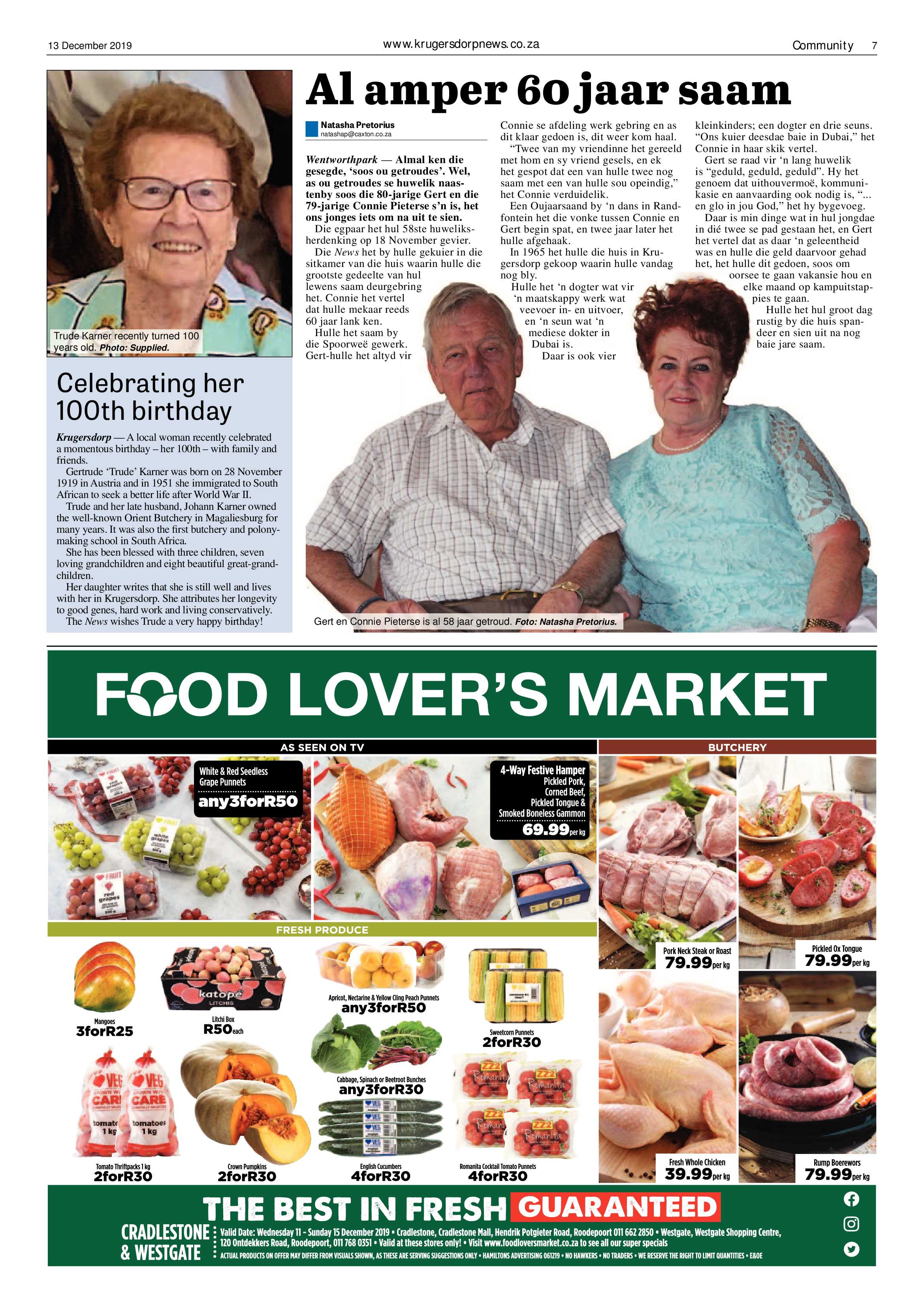 Krugersdorp News 13 December 2019 page 7