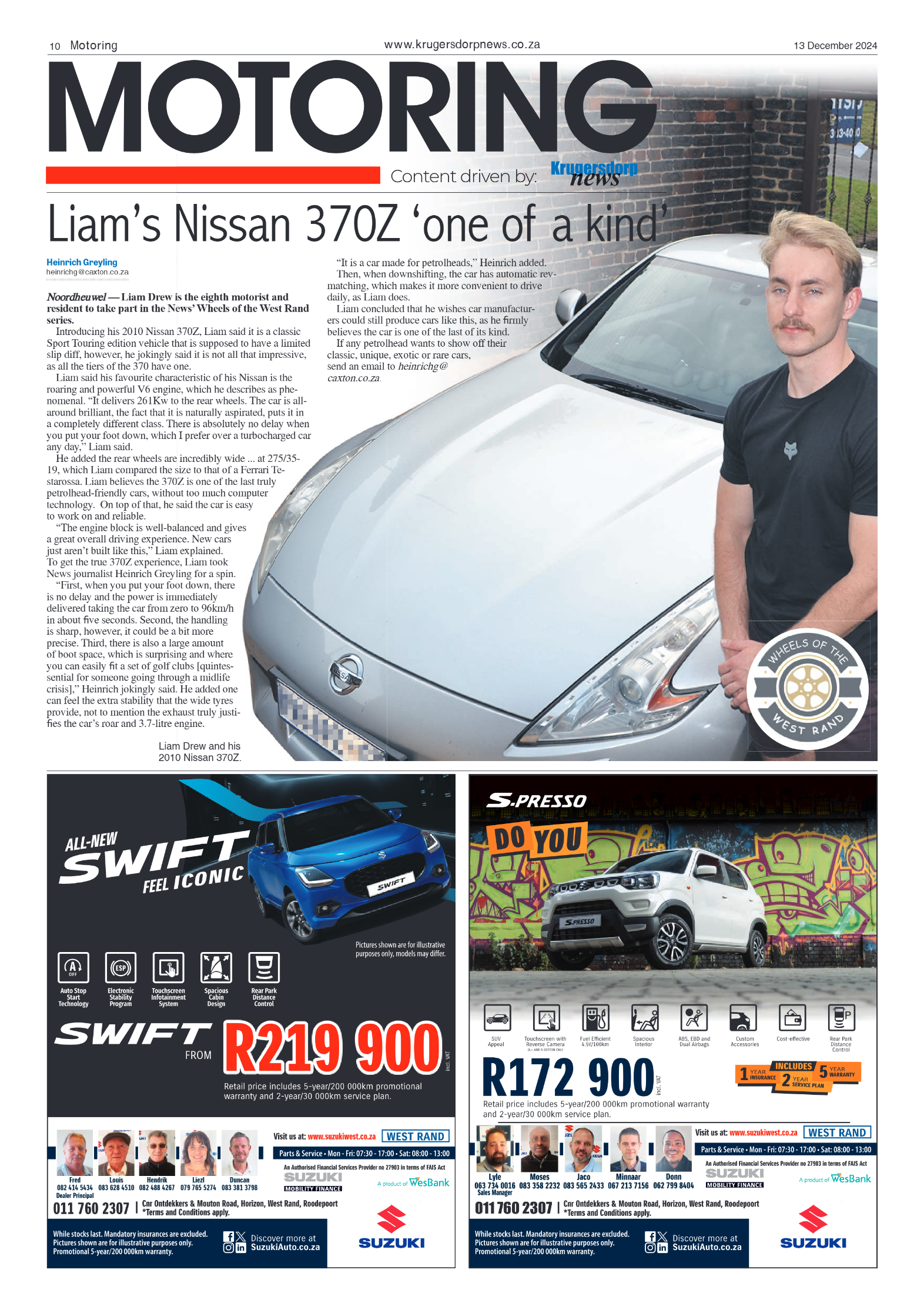Krugersdorp News 13 December 2024 page 10
