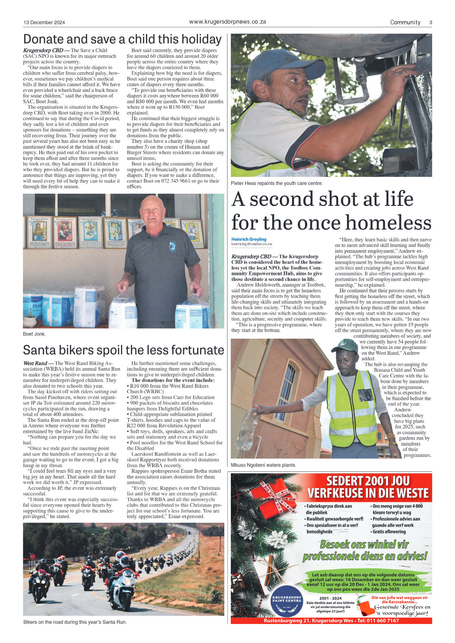 Krugersdorp News 13 December 2024 page 3