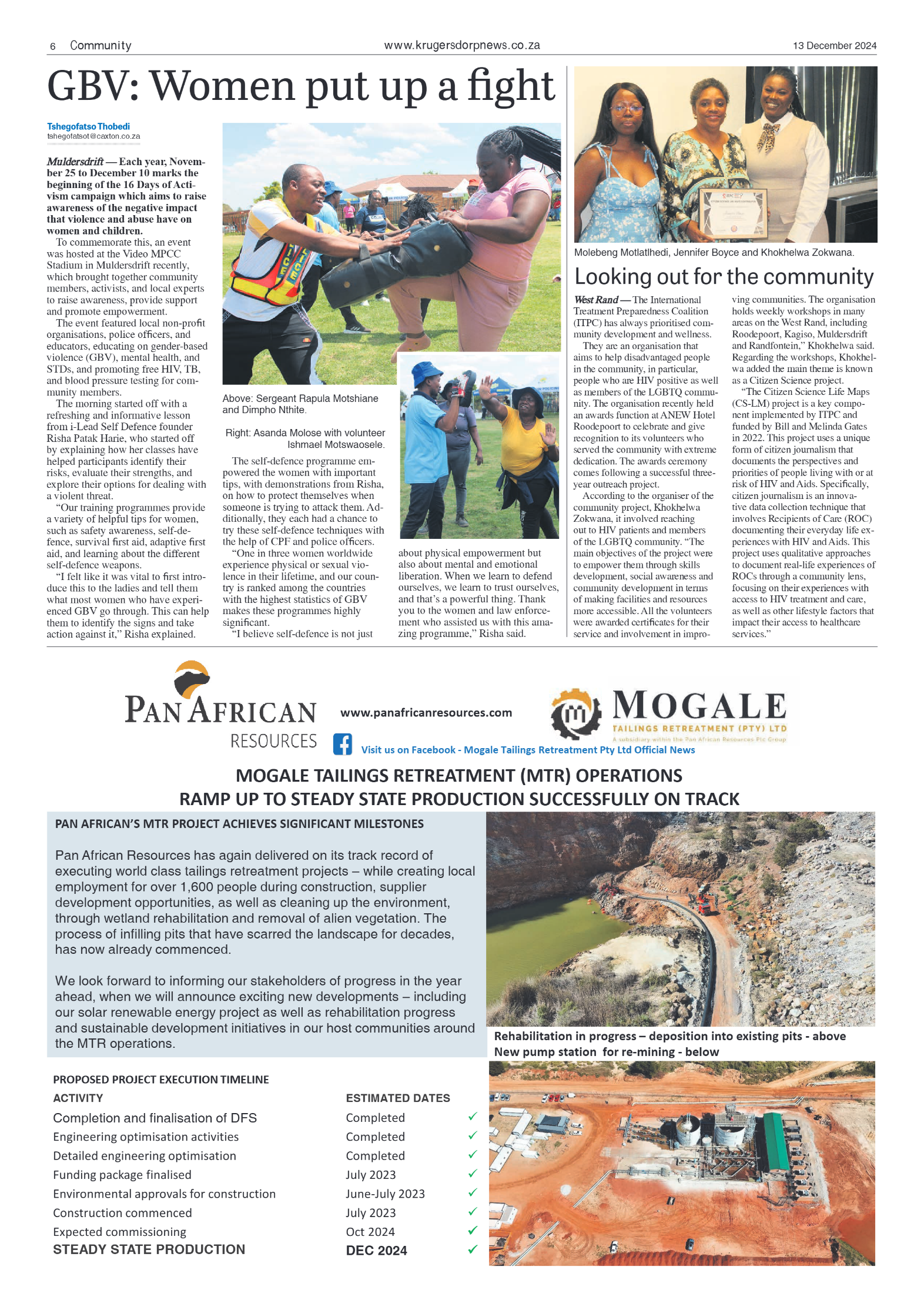 Krugersdorp News 13 December 2024 page 6