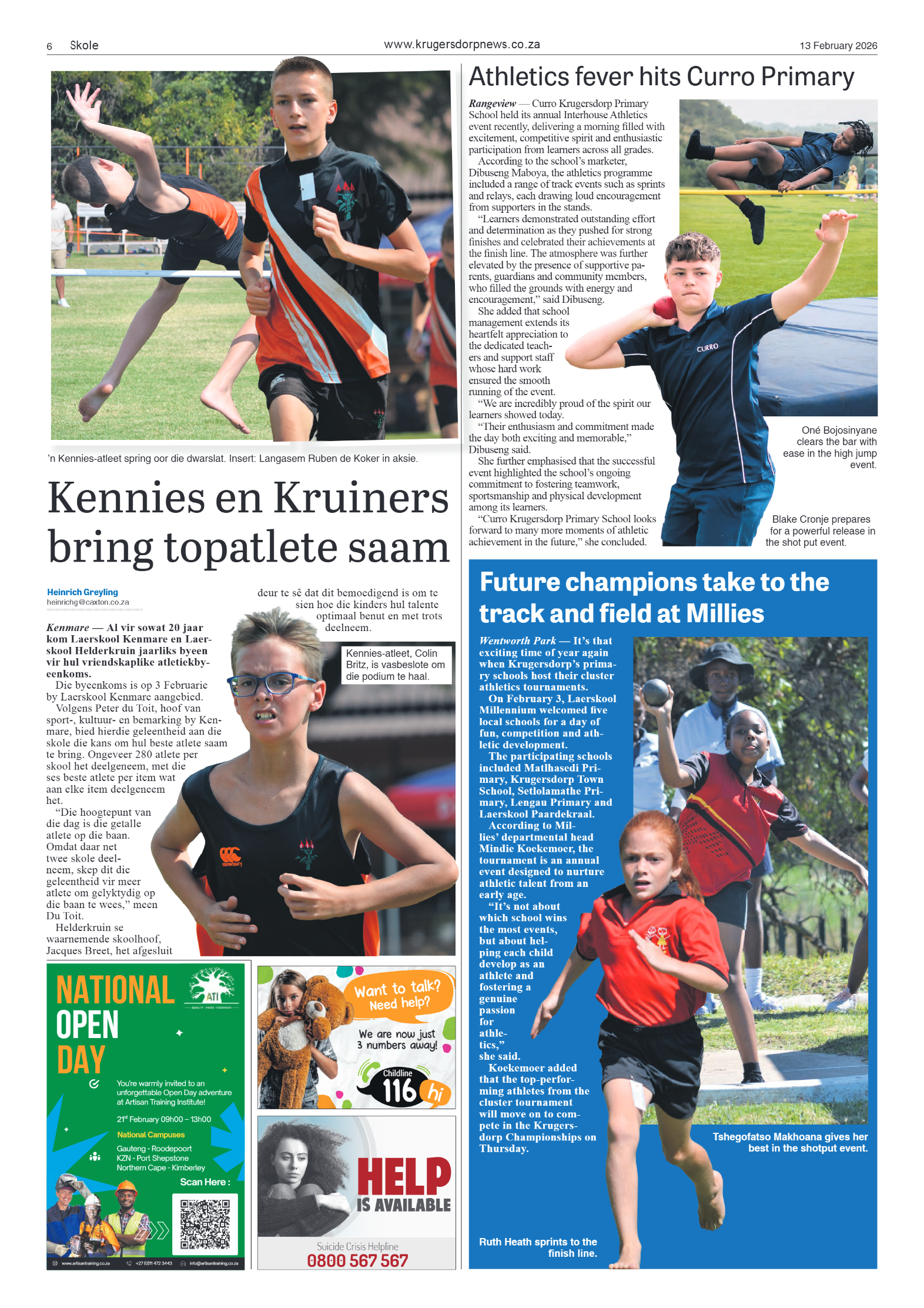 Krugersdorp News 13 February 2026 page 8