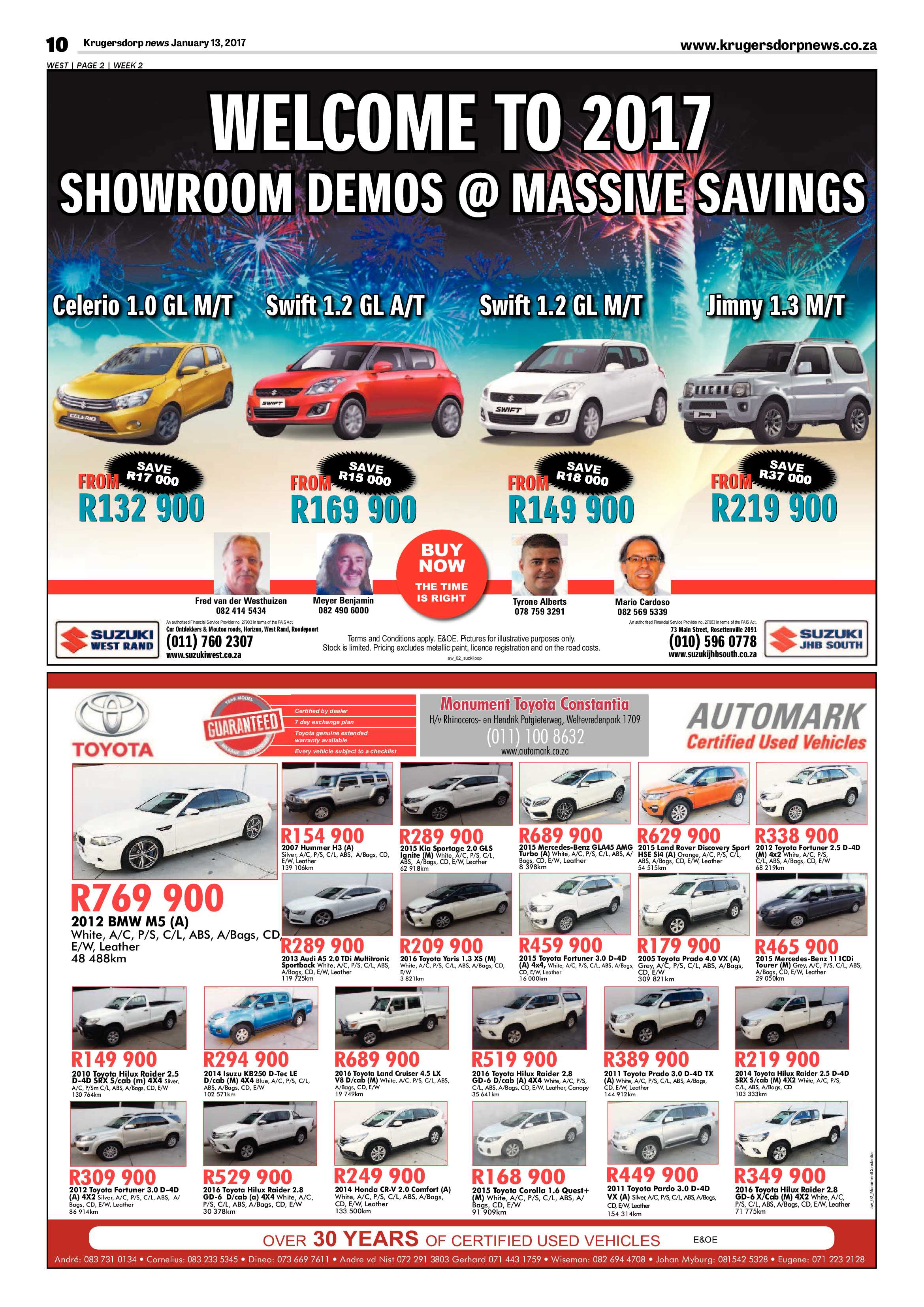 Krugersdorp News 13 January 2017 page 10