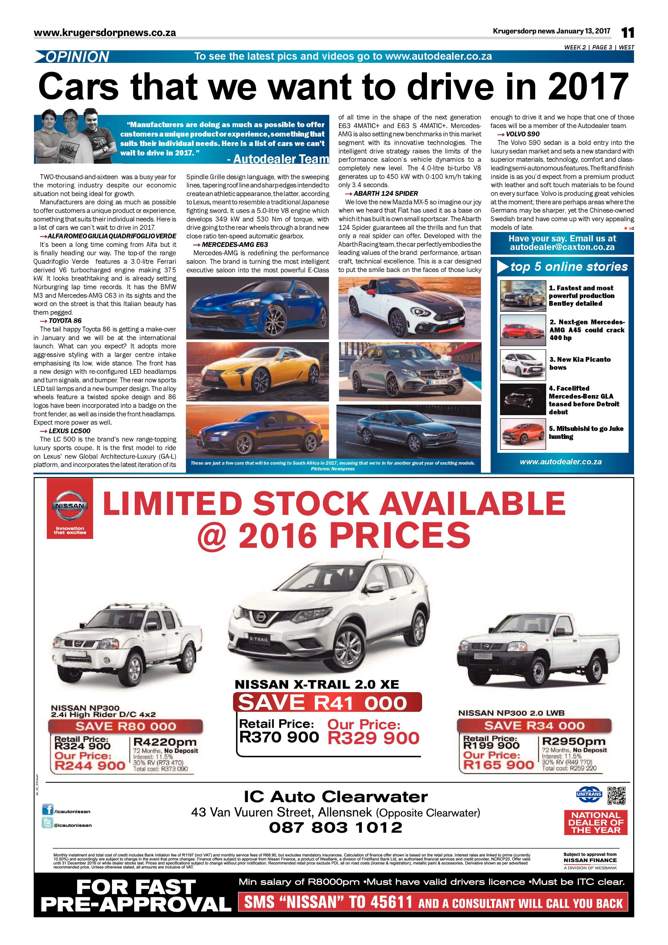 Krugersdorp News 13 January 2017 page 11