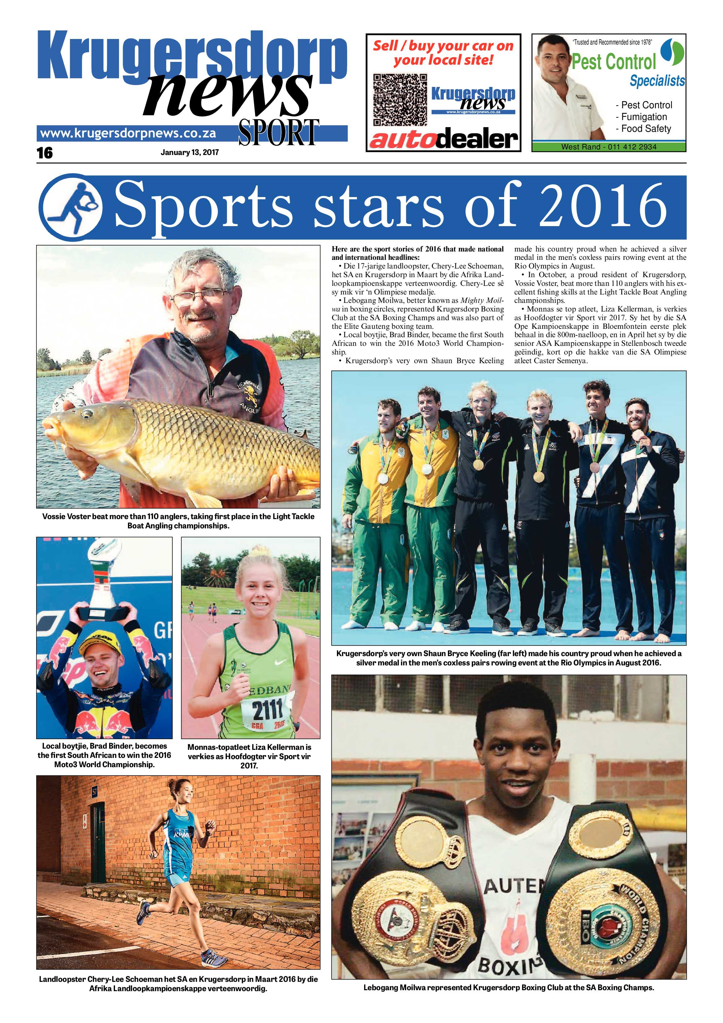 Krugersdorp News 13 January 2017 page 16