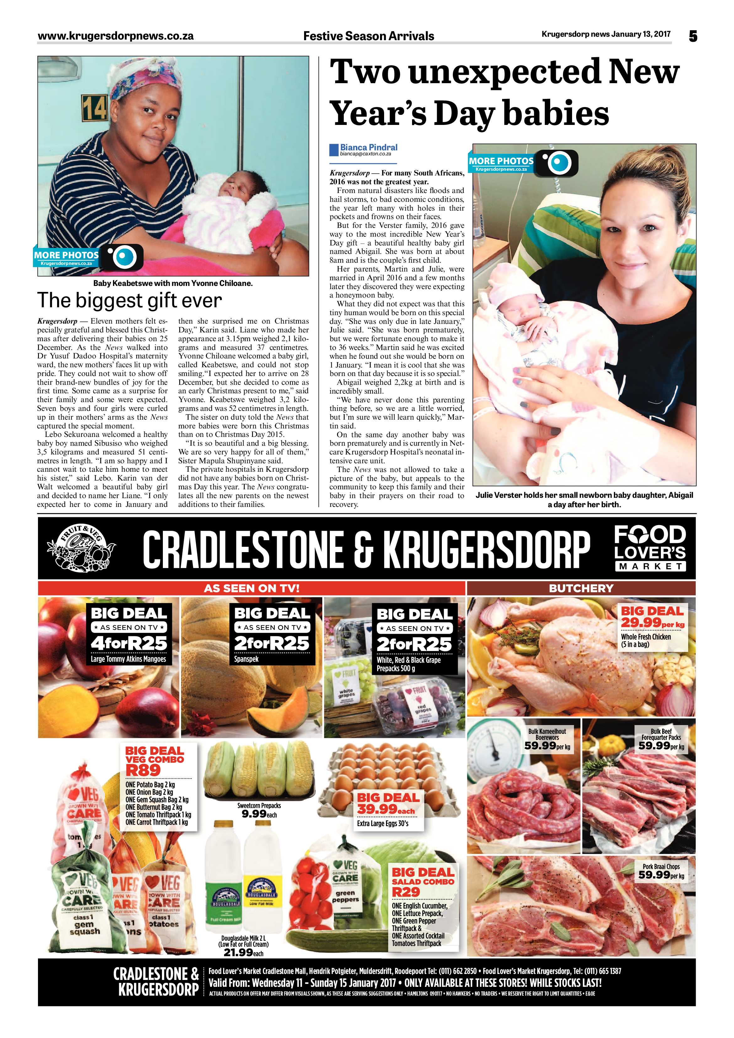 Krugersdorp News 13 January 2017 page 5