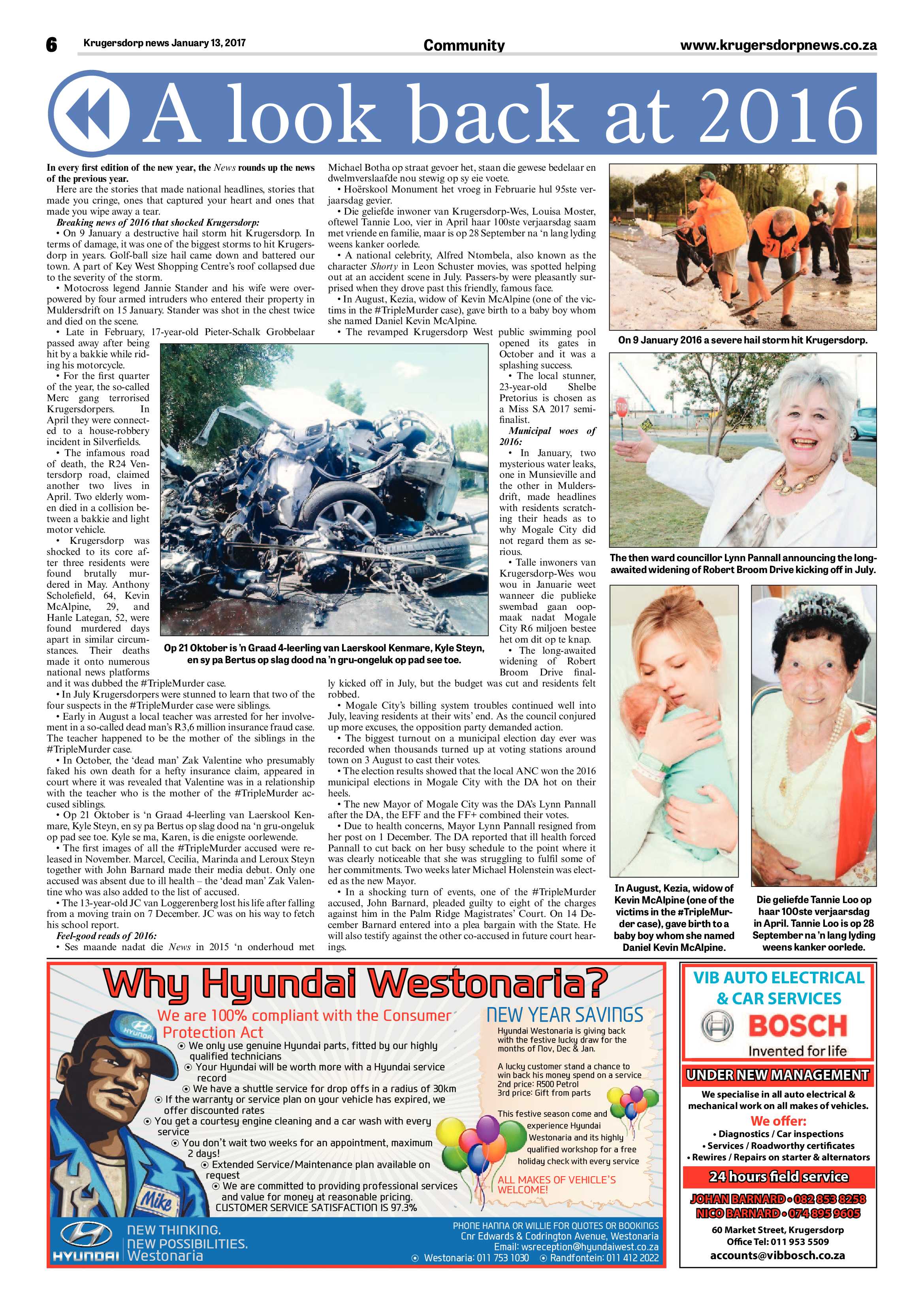 Krugersdorp News 13 January 2017 page 6