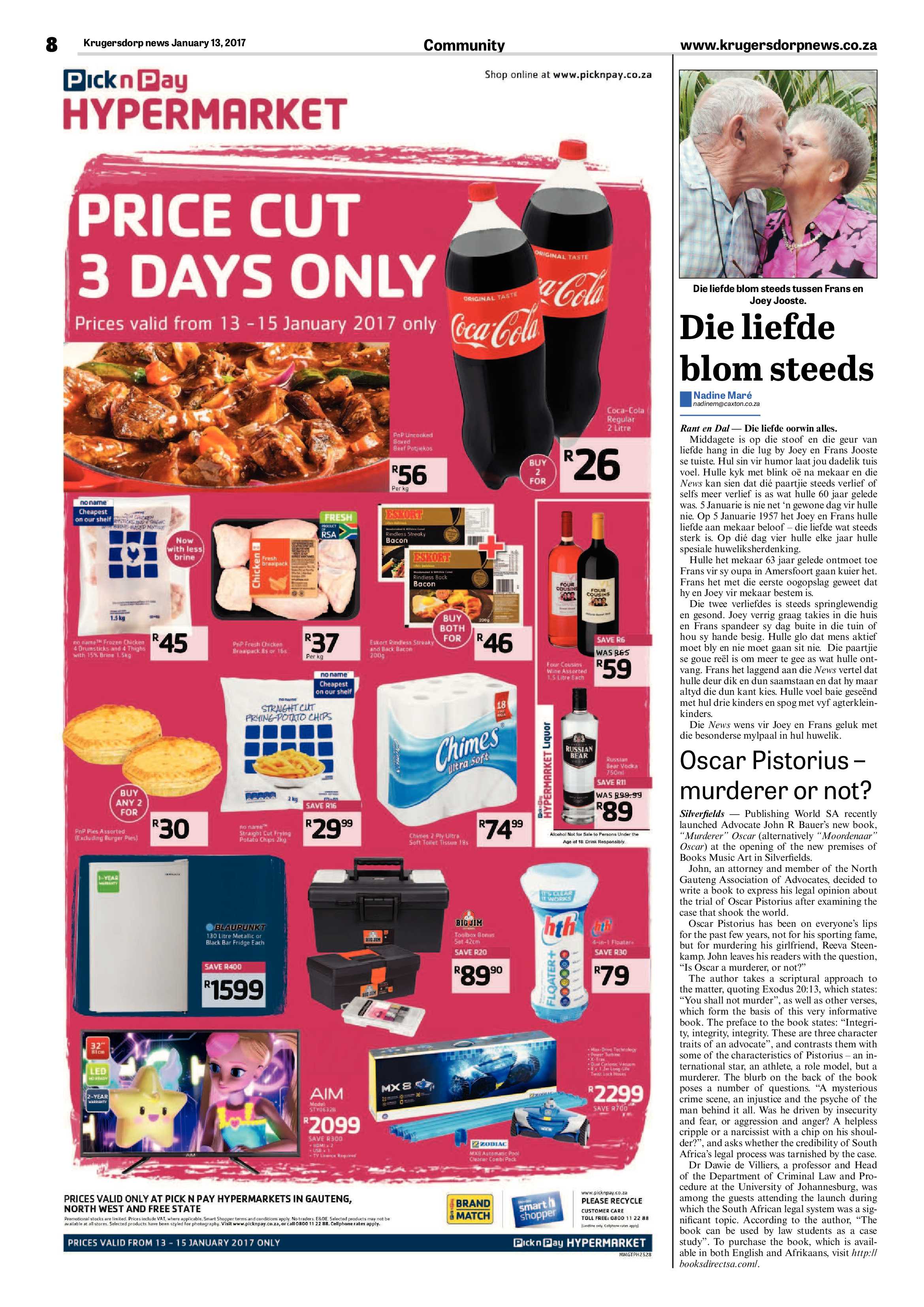 Krugersdorp News 13 January 2017 page 8