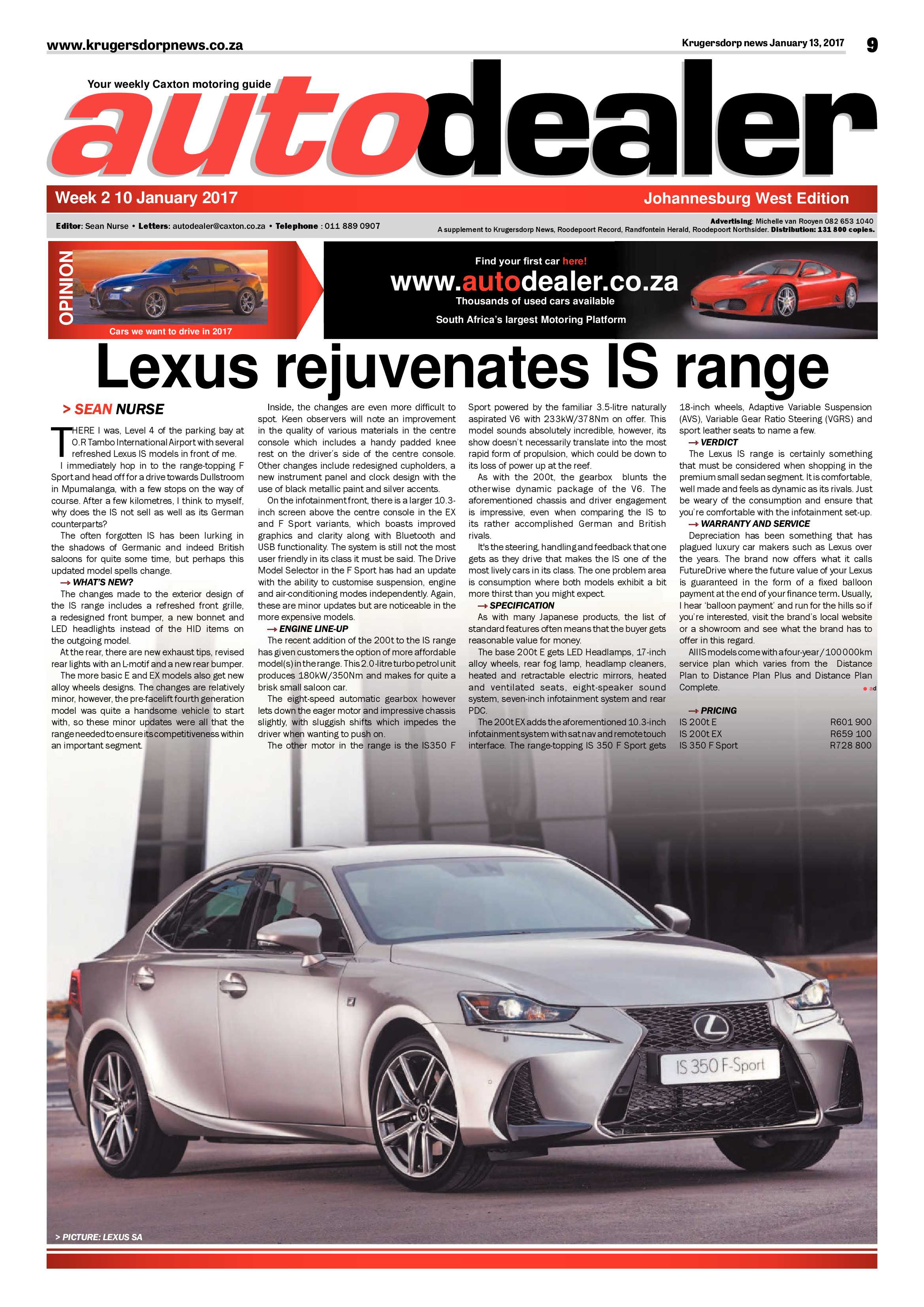 Krugersdorp News 13 January 2017 page 9