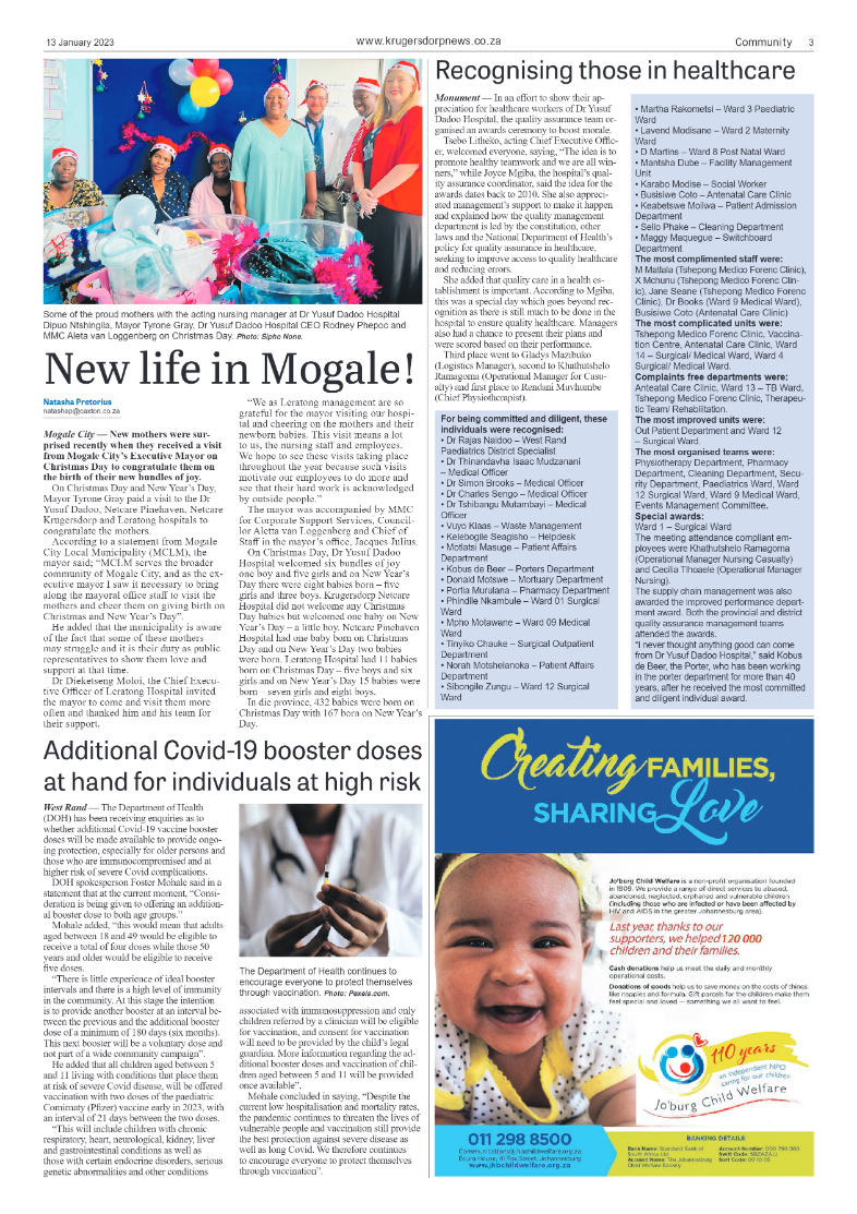 Krugersdorp News 13 January 2023 page 3