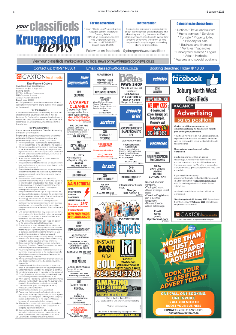 Krugersdorp News 13 January 2023 page 6