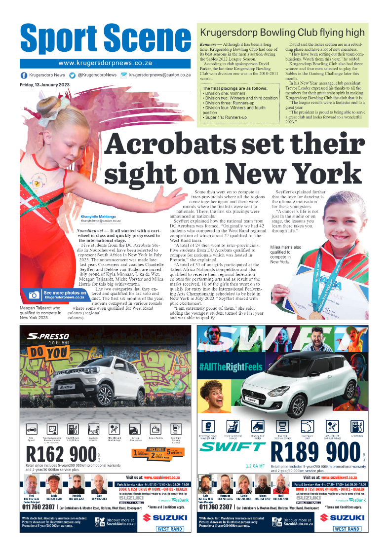 Krugersdorp News 13 January 2023 page 8