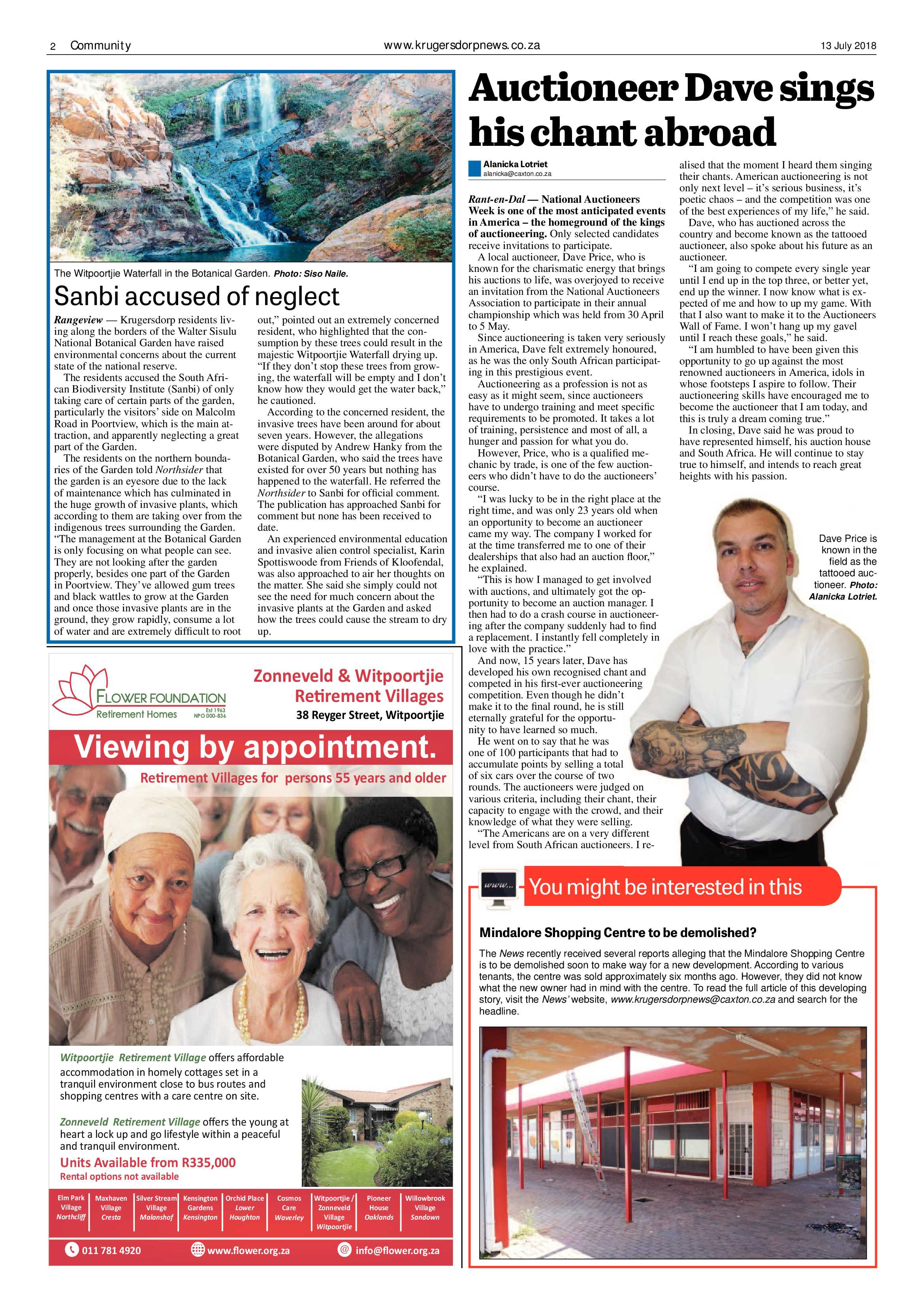 Krugersdorp News 13 July 2018 page 2