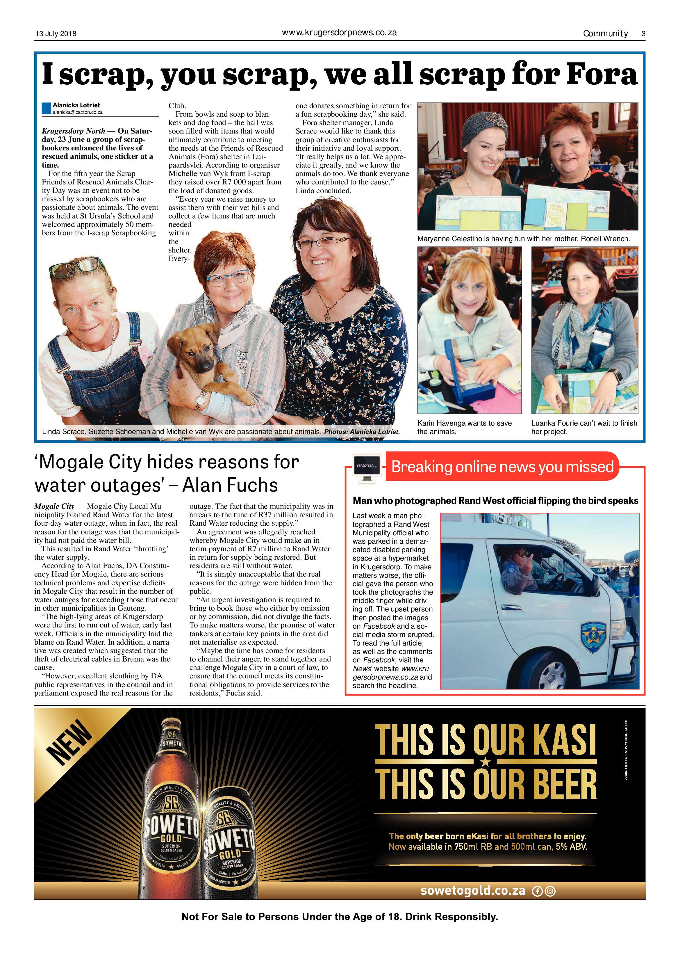 Krugersdorp News 13 July 2018 page 3