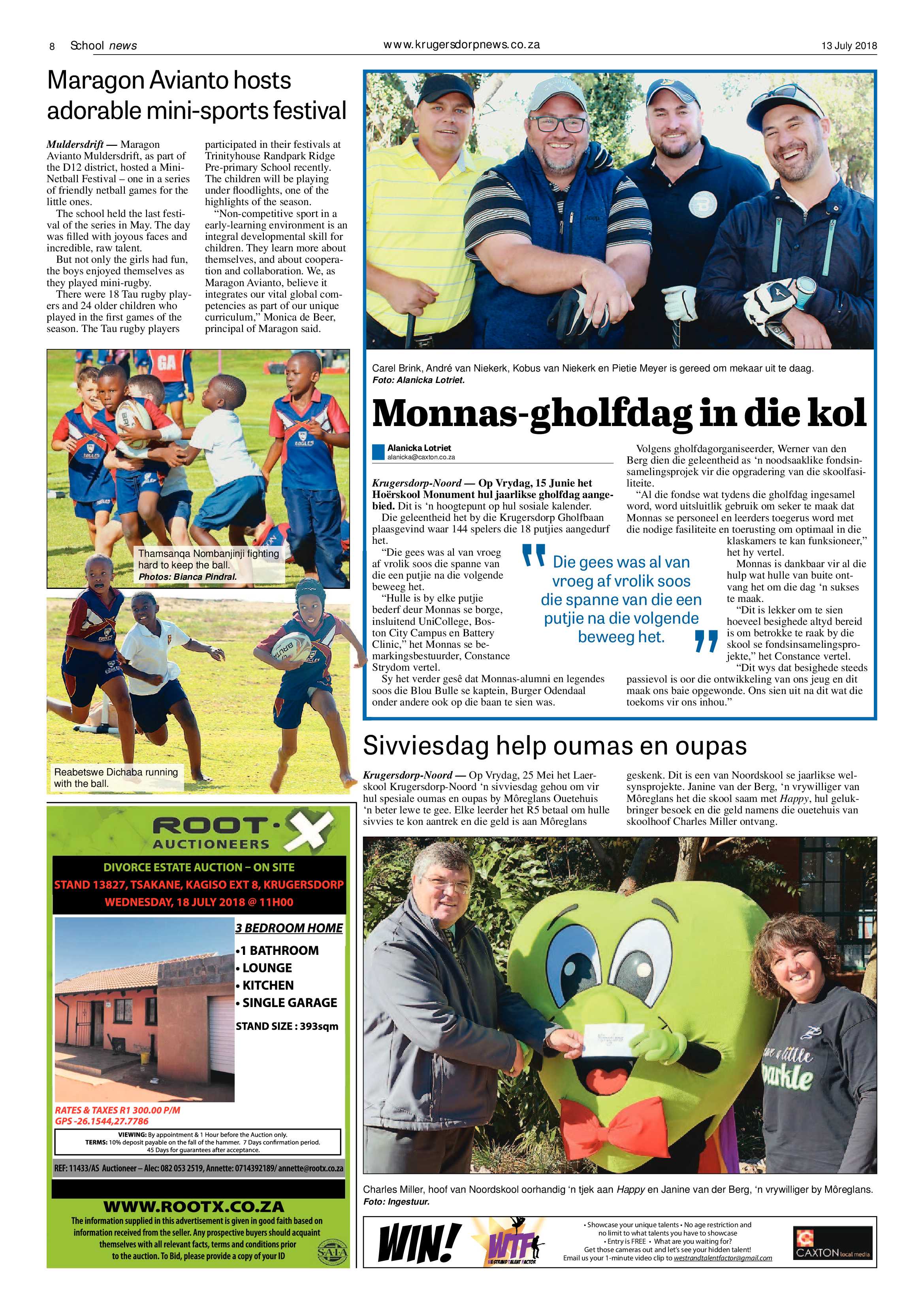 Krugersdorp News 13 July 2018 page 8