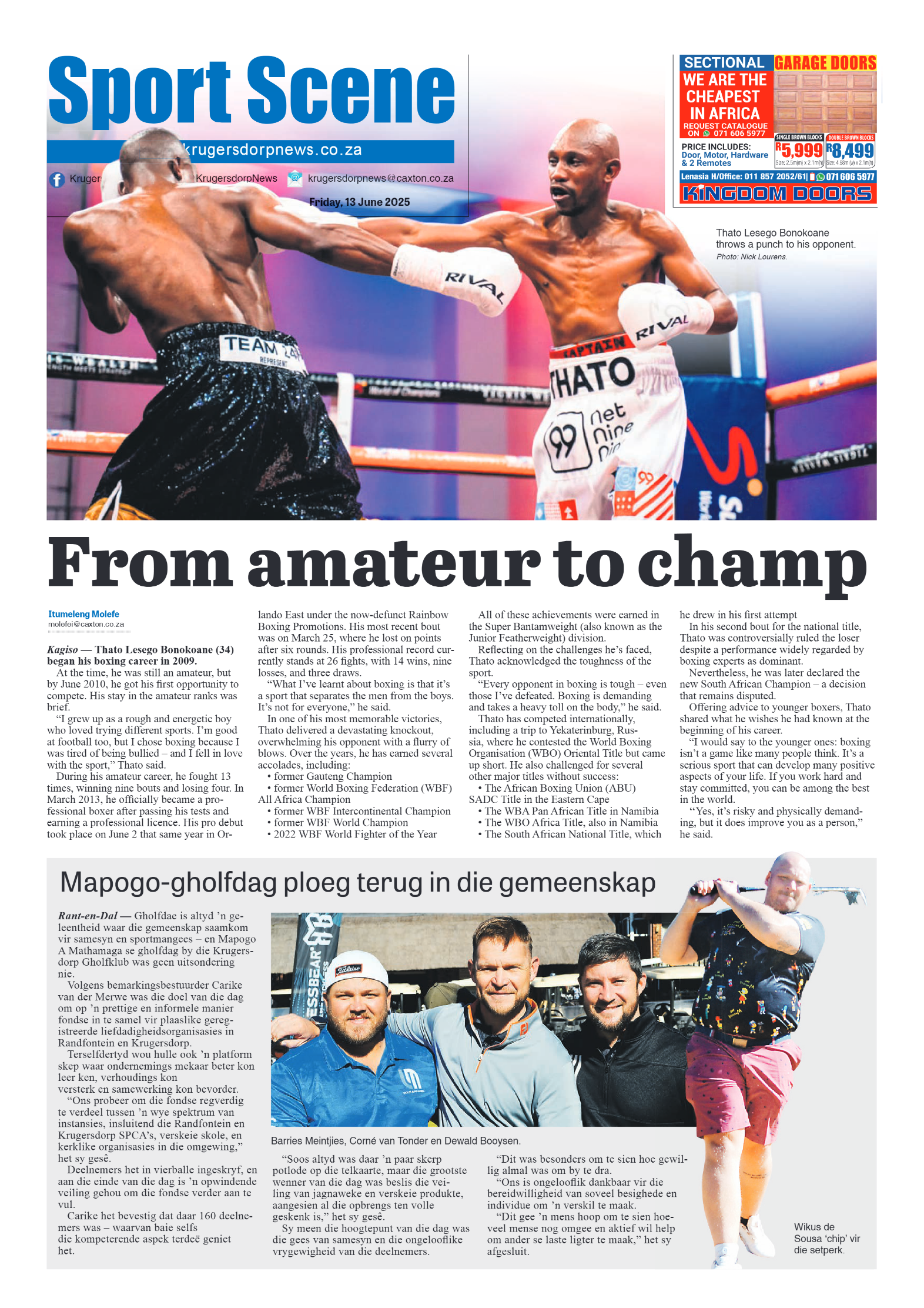 Krugersdorp News 13 June 2025 page 10