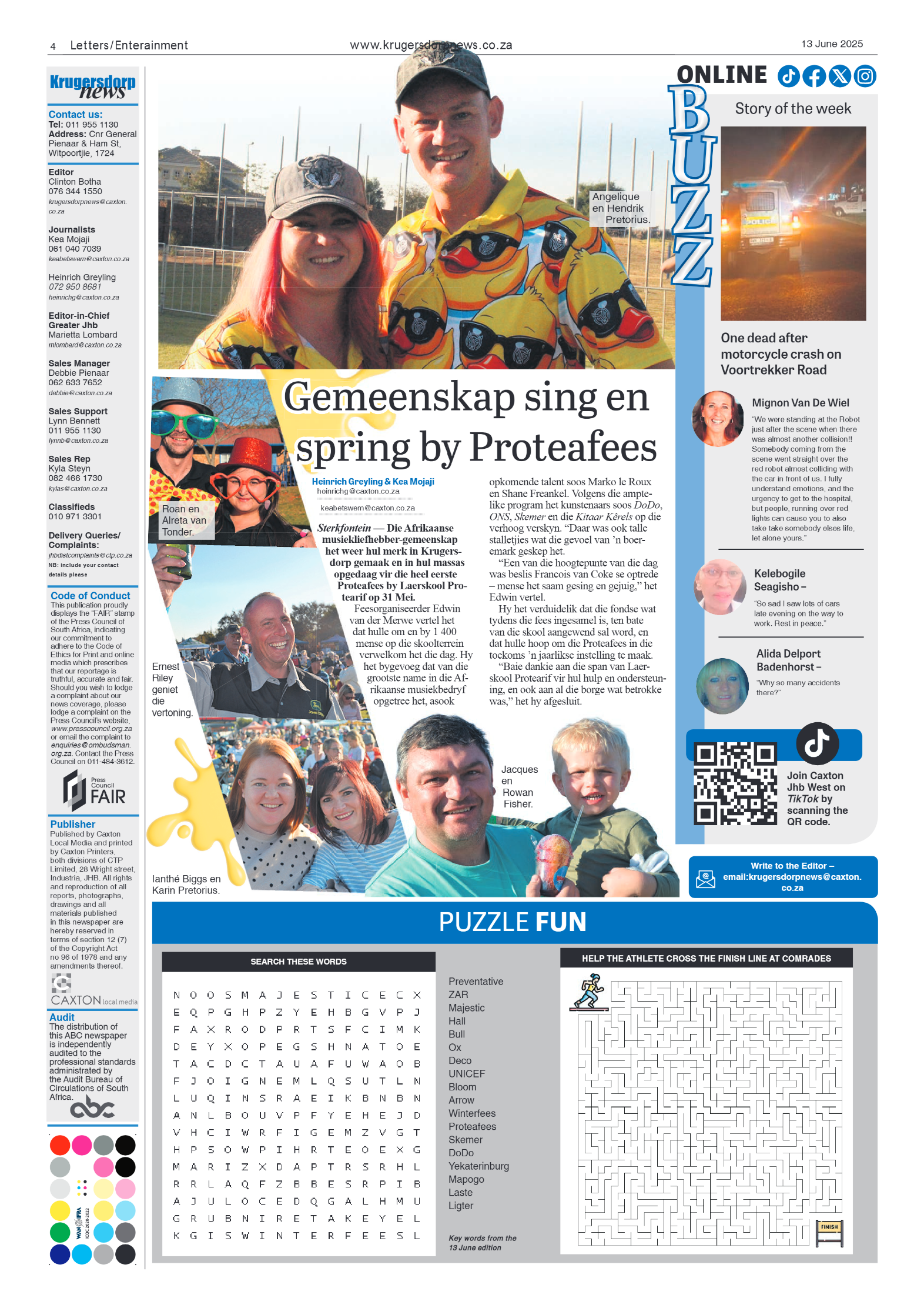 Krugersdorp News 13 June 2025 page 6