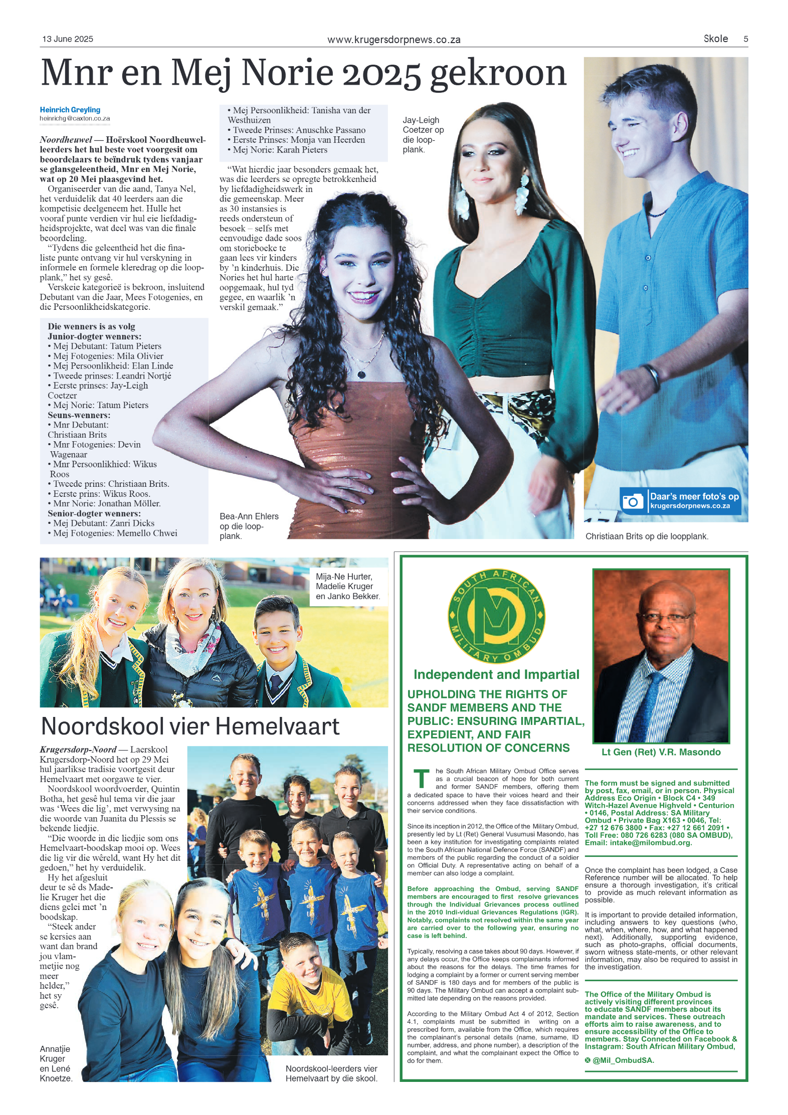 Krugersdorp News 13 June 2025 page 7