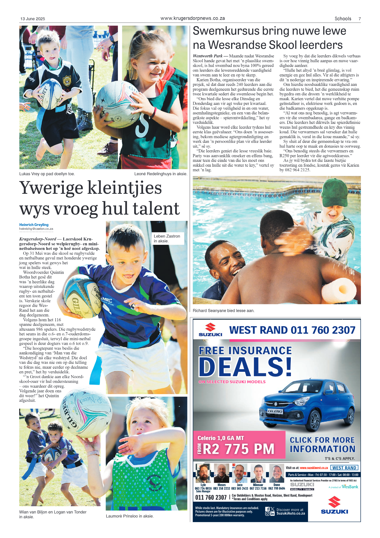 Krugersdorp News 13 June 2025 page 9
