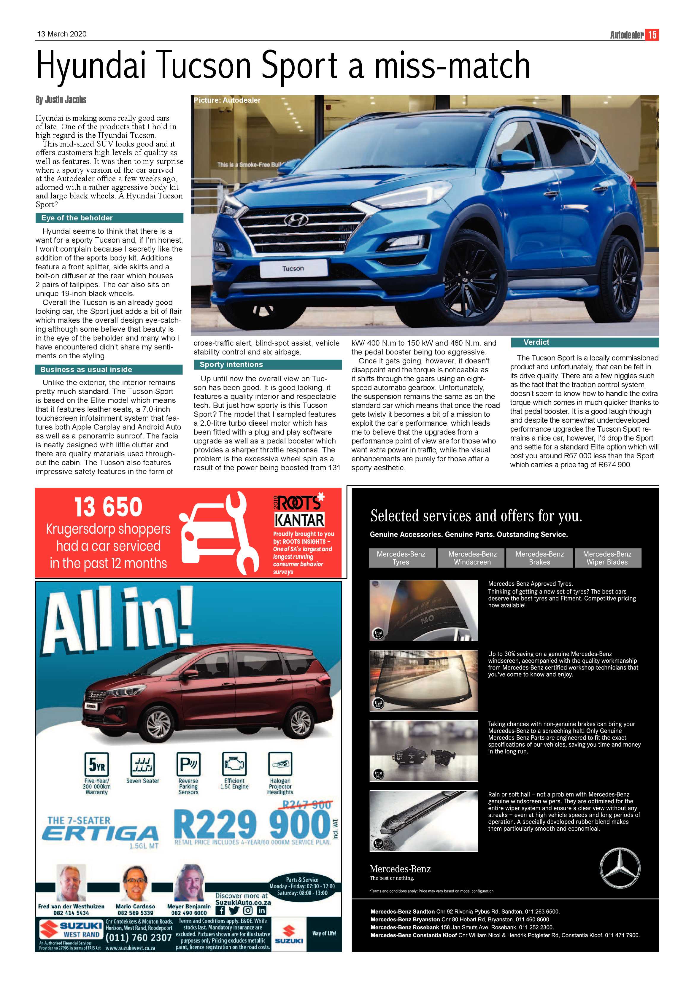 Krugersdorp News 13 March 2020 page 15