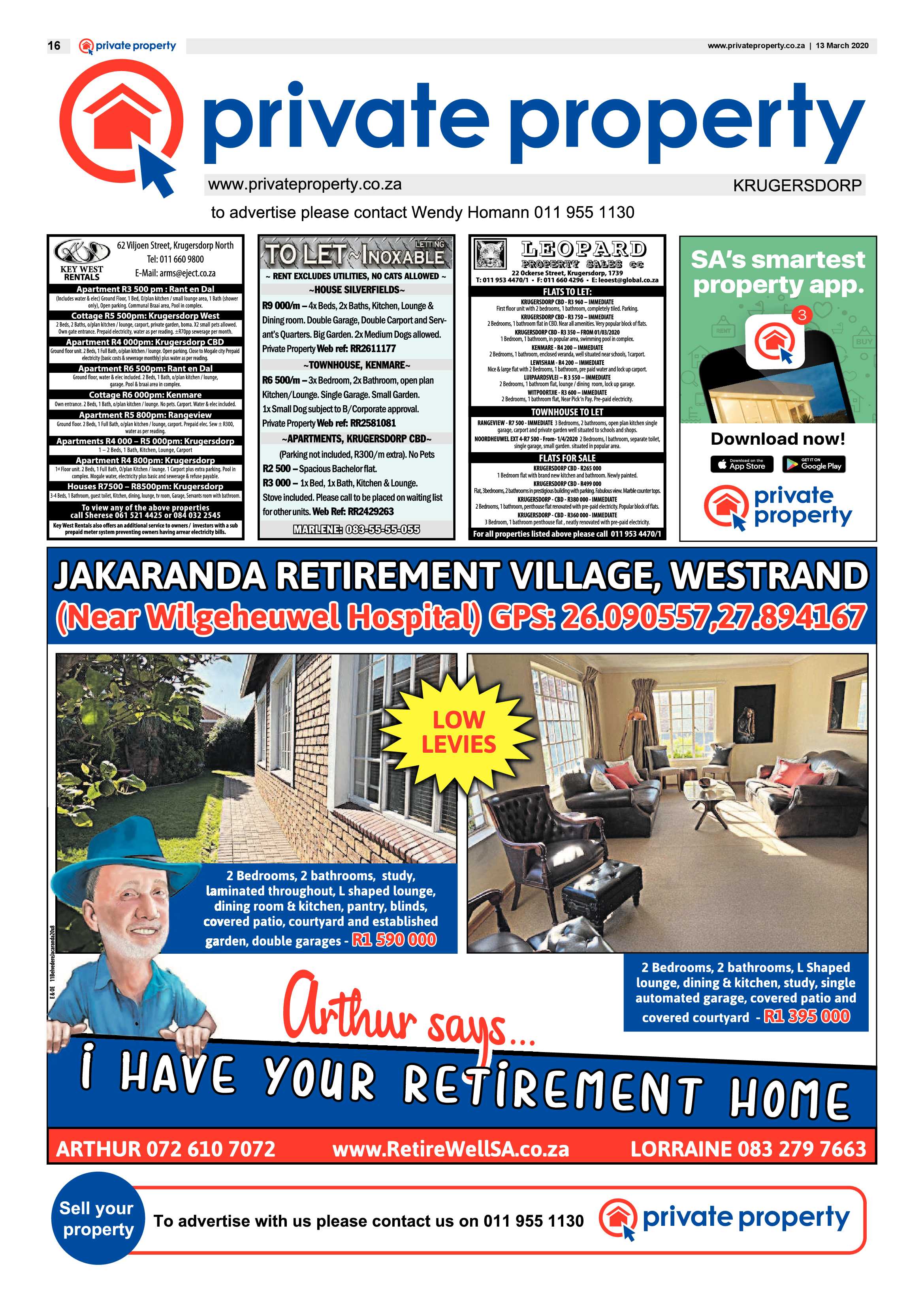 Krugersdorp News 13 March 2020 page 16