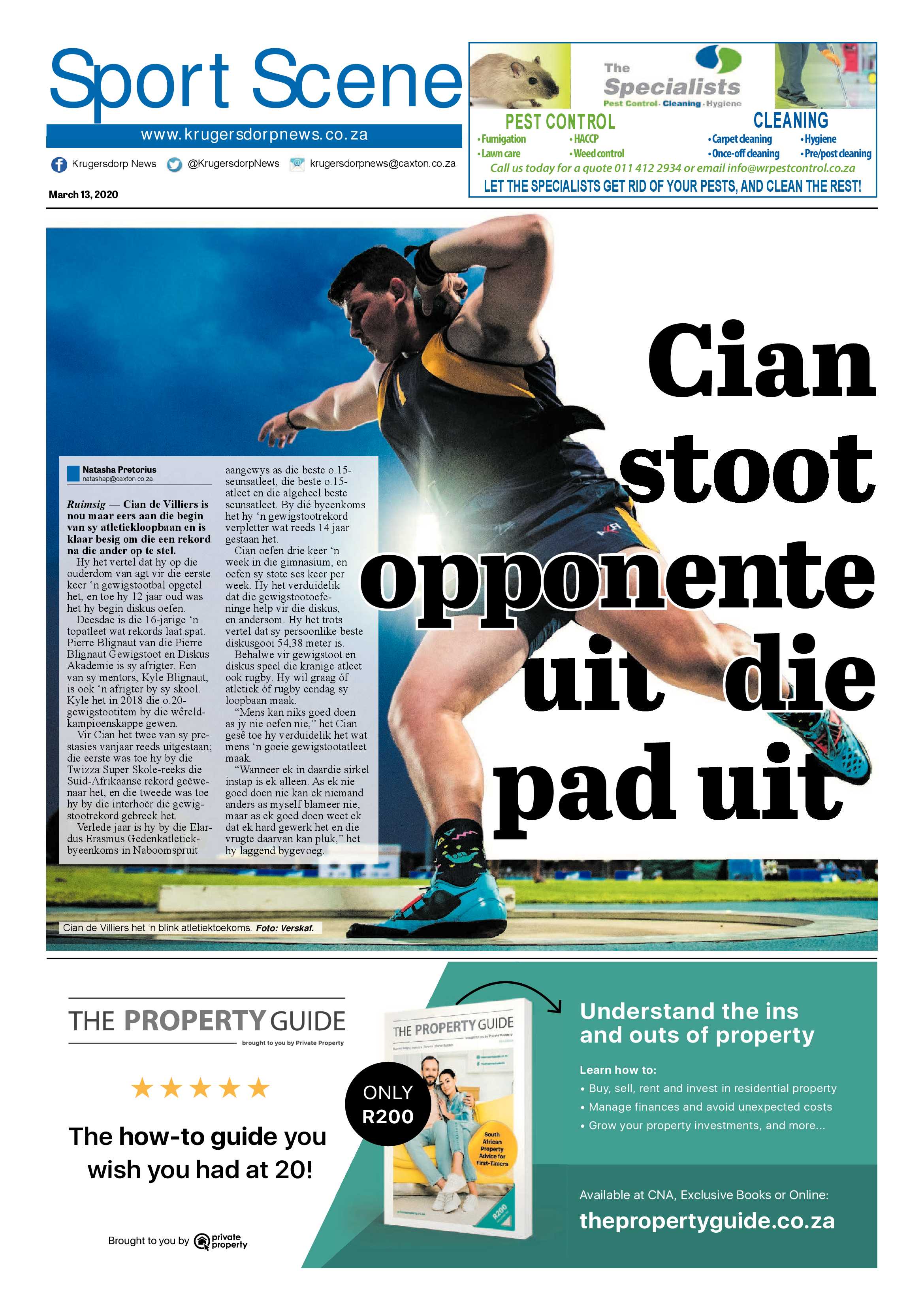 Krugersdorp News 13 March 2020 page 20