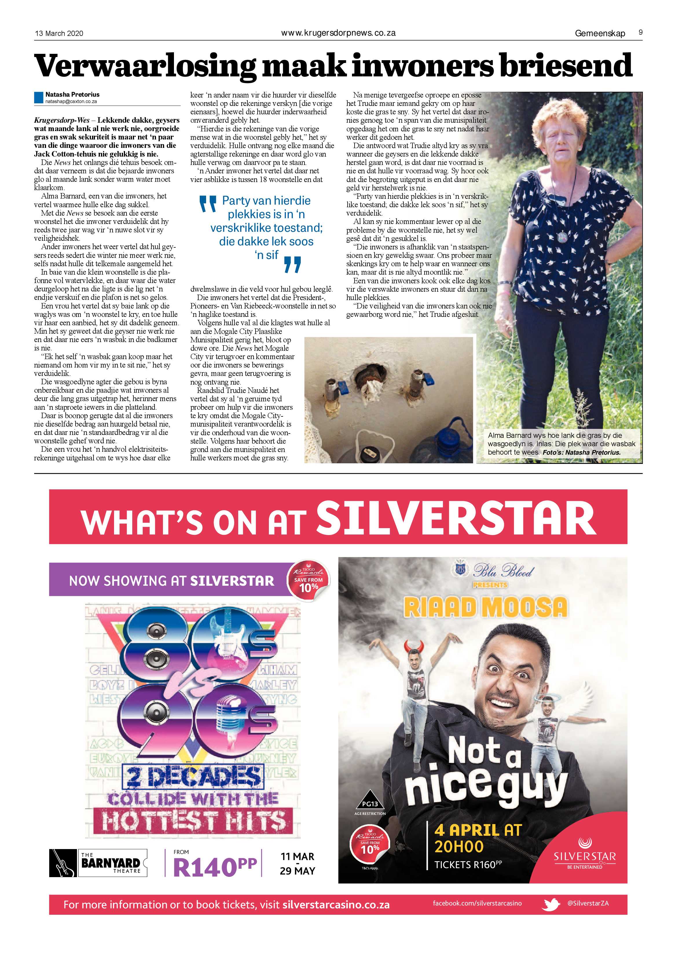 Krugersdorp News 13 March 2020 page 9