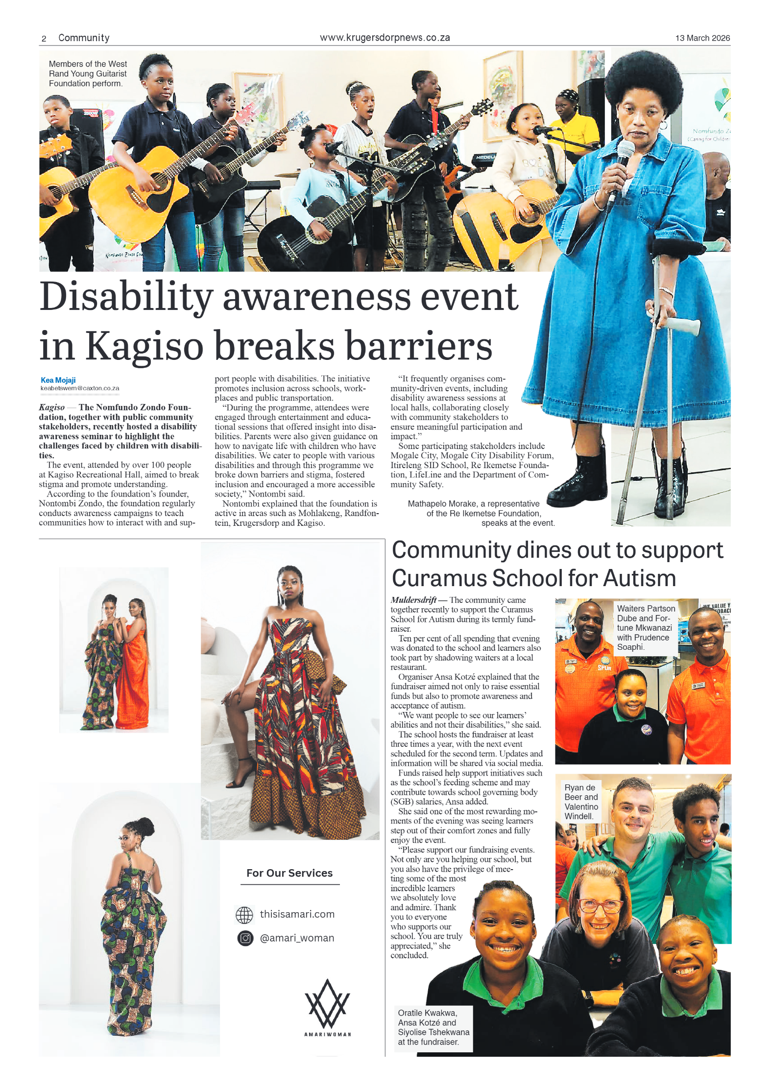 Krugersdorp News 13 March 2026 page 4