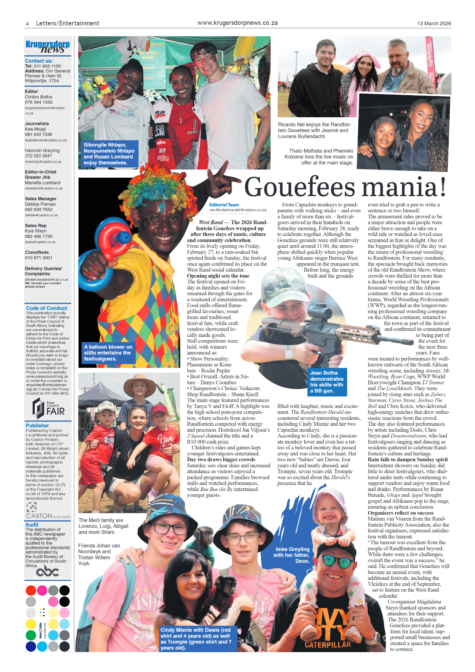 Krugersdorp News 13 March 2026 page 6
