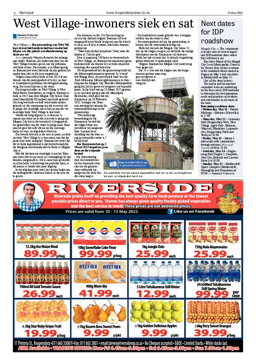 Krugersdorp News 13 May 2022 page 2