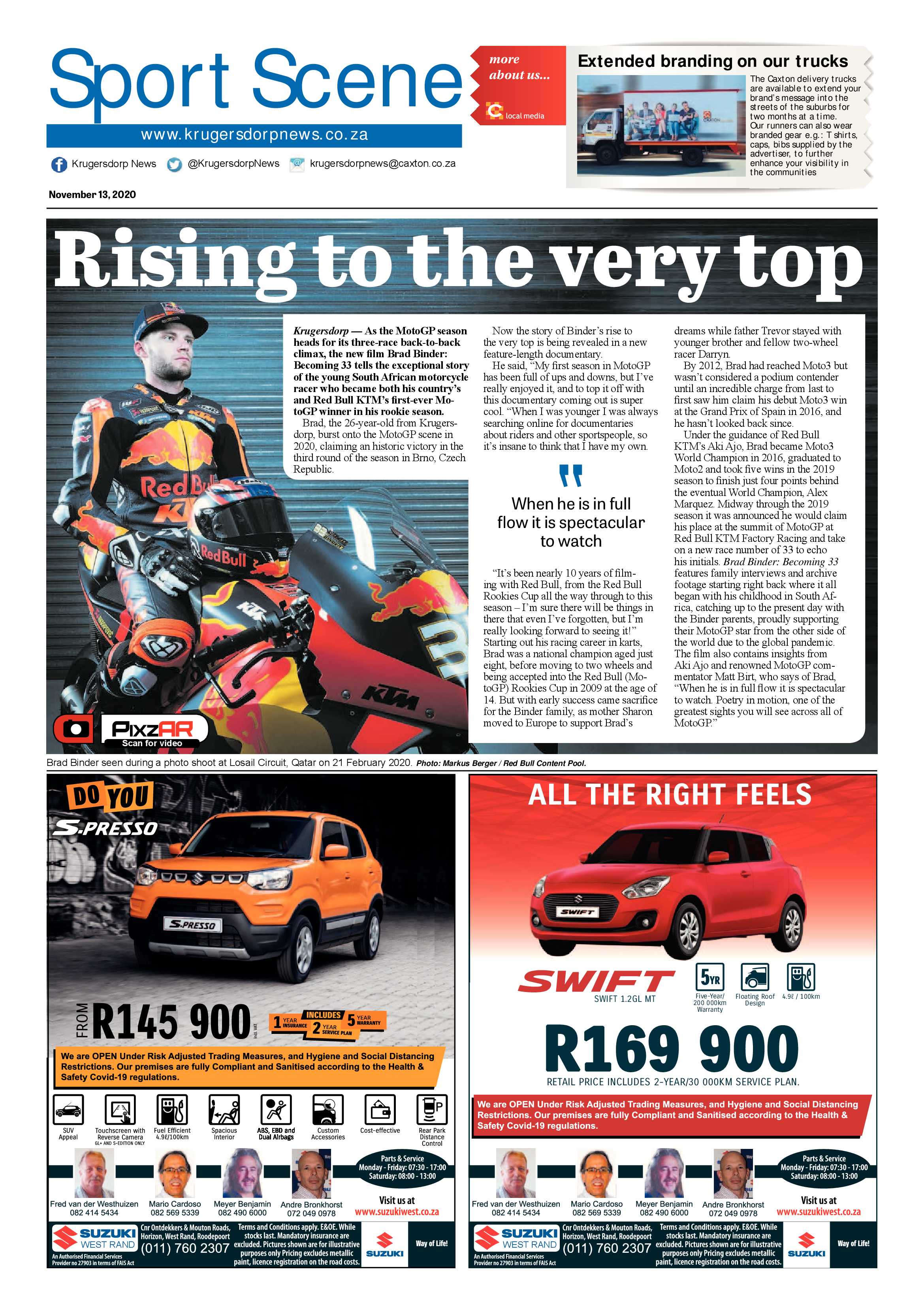 Krugersdorp News 13 November 2020 page 12