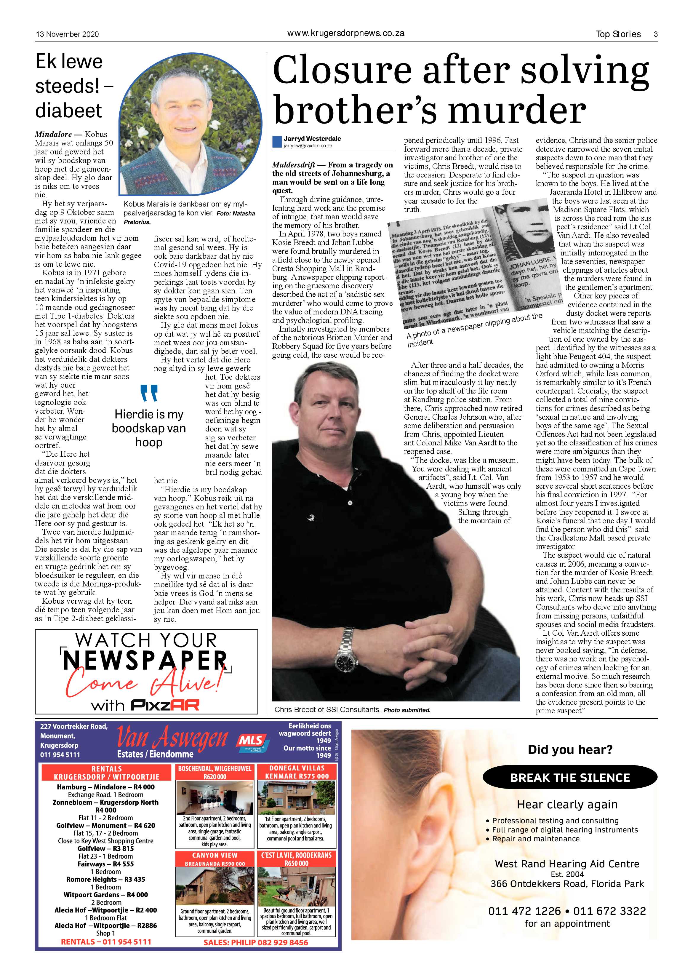 Krugersdorp News 13 November 2020 page 3